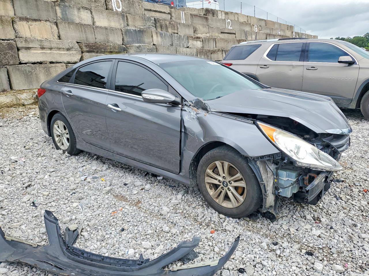 2014 Hyundai Sonata Gls Gray vin: 5NPEB4AC6EH899165