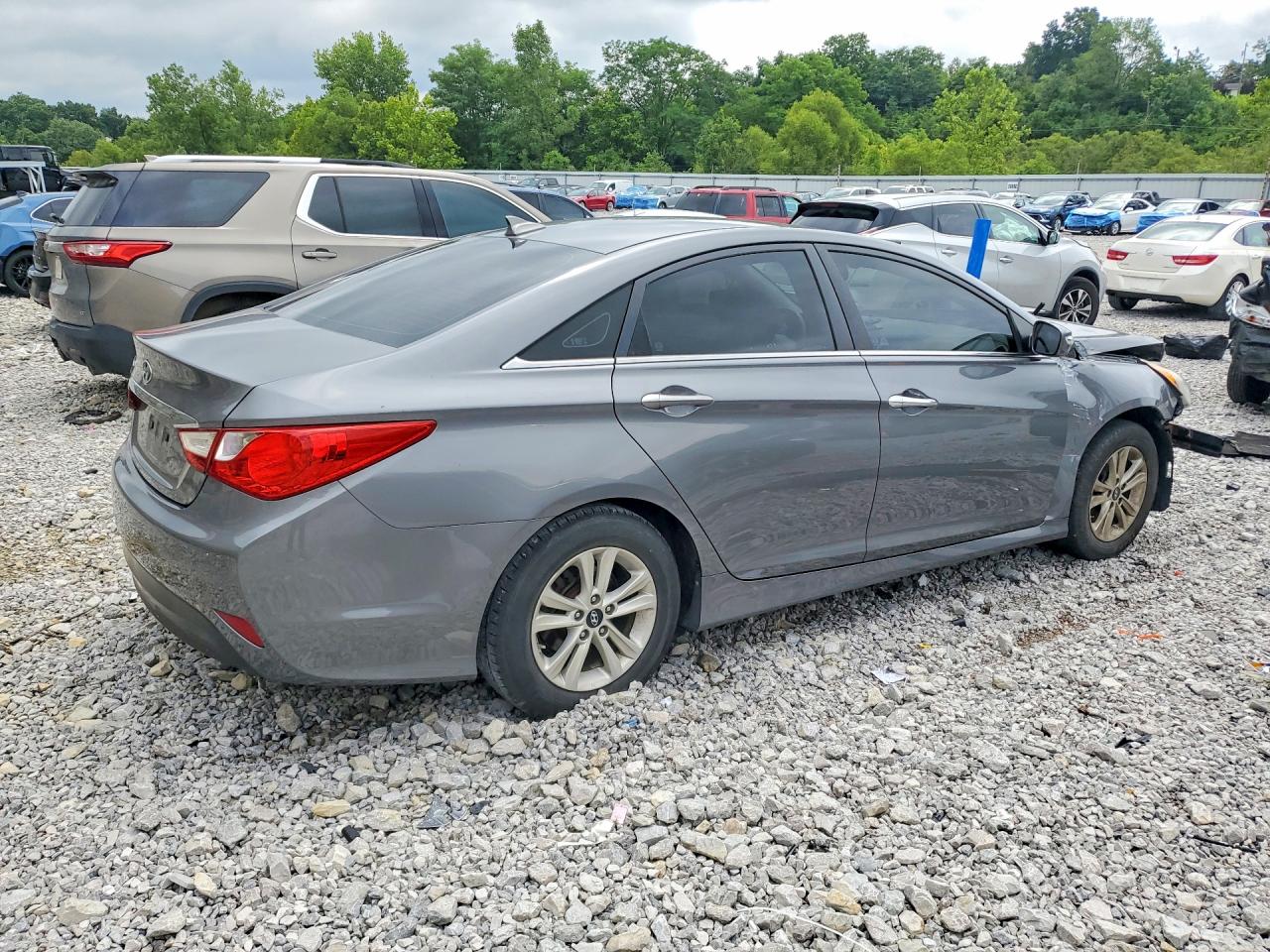 2014 Hyundai Sonata Gls Gray vin: 5NPEB4AC6EH899165