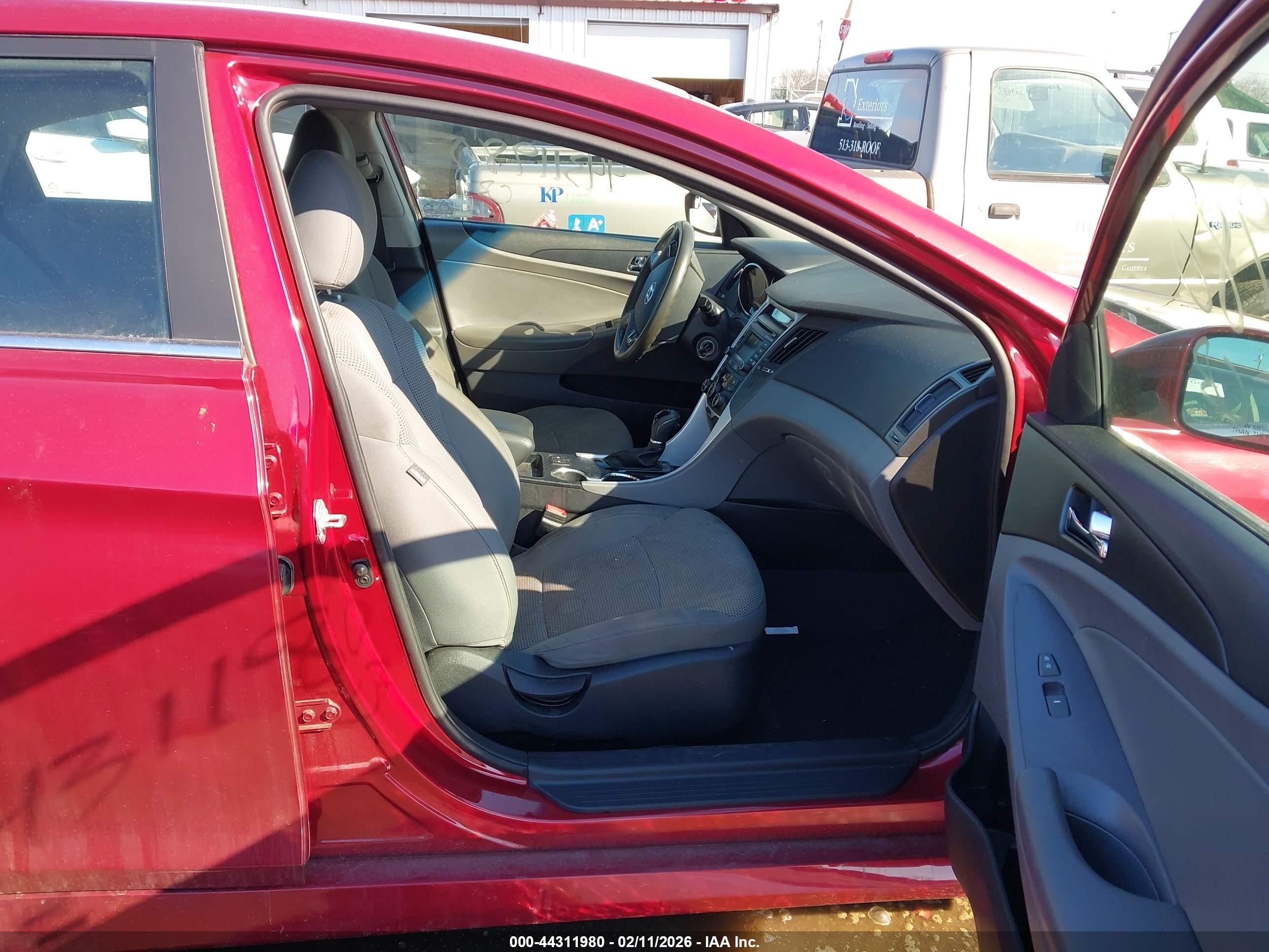 2014 Hyundai Sonata Gls Maroon vin: 5NPEB4AC6EH899750