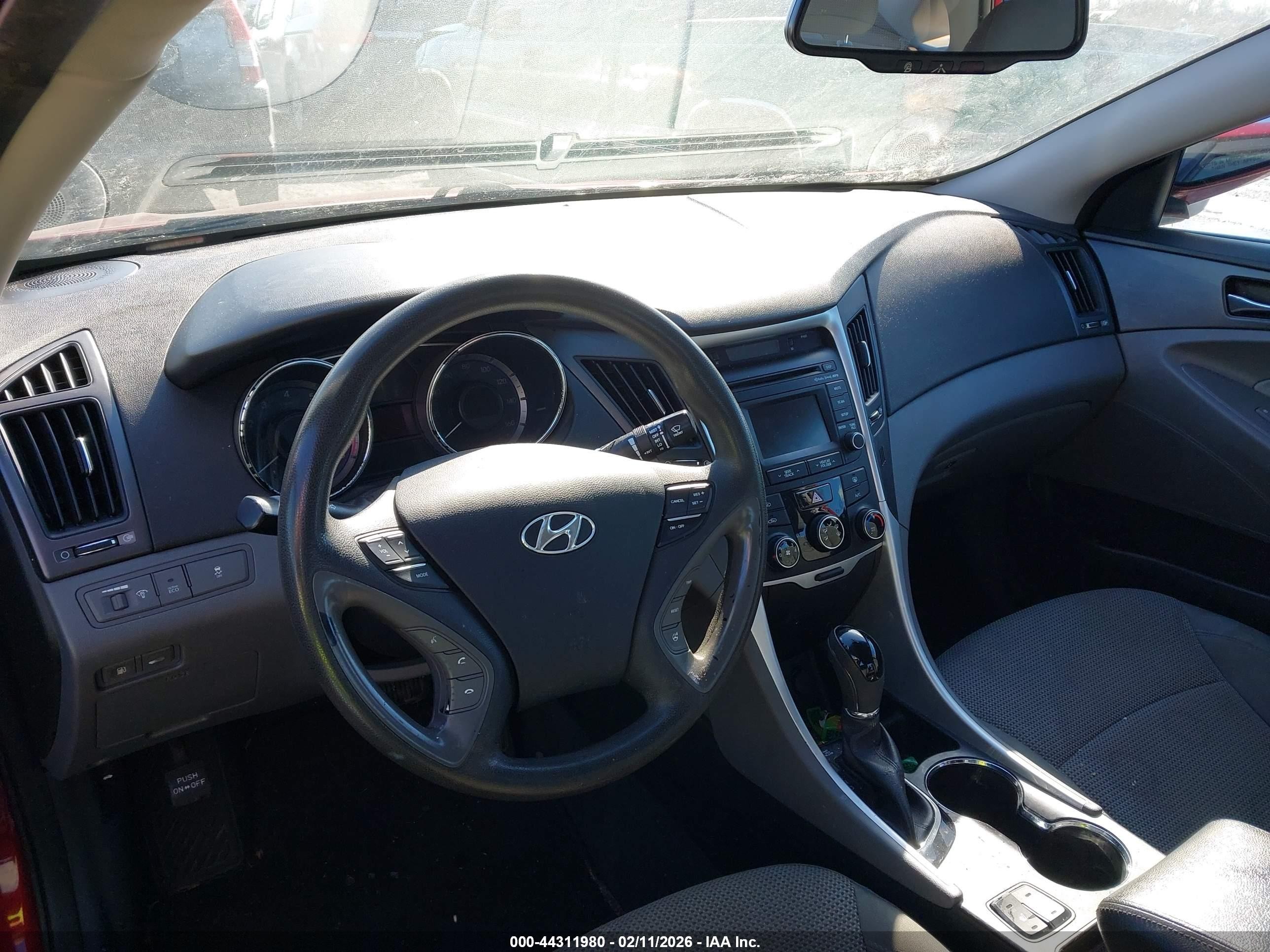 2014 Hyundai Sonata Gls Maroon vin: 5NPEB4AC6EH899750