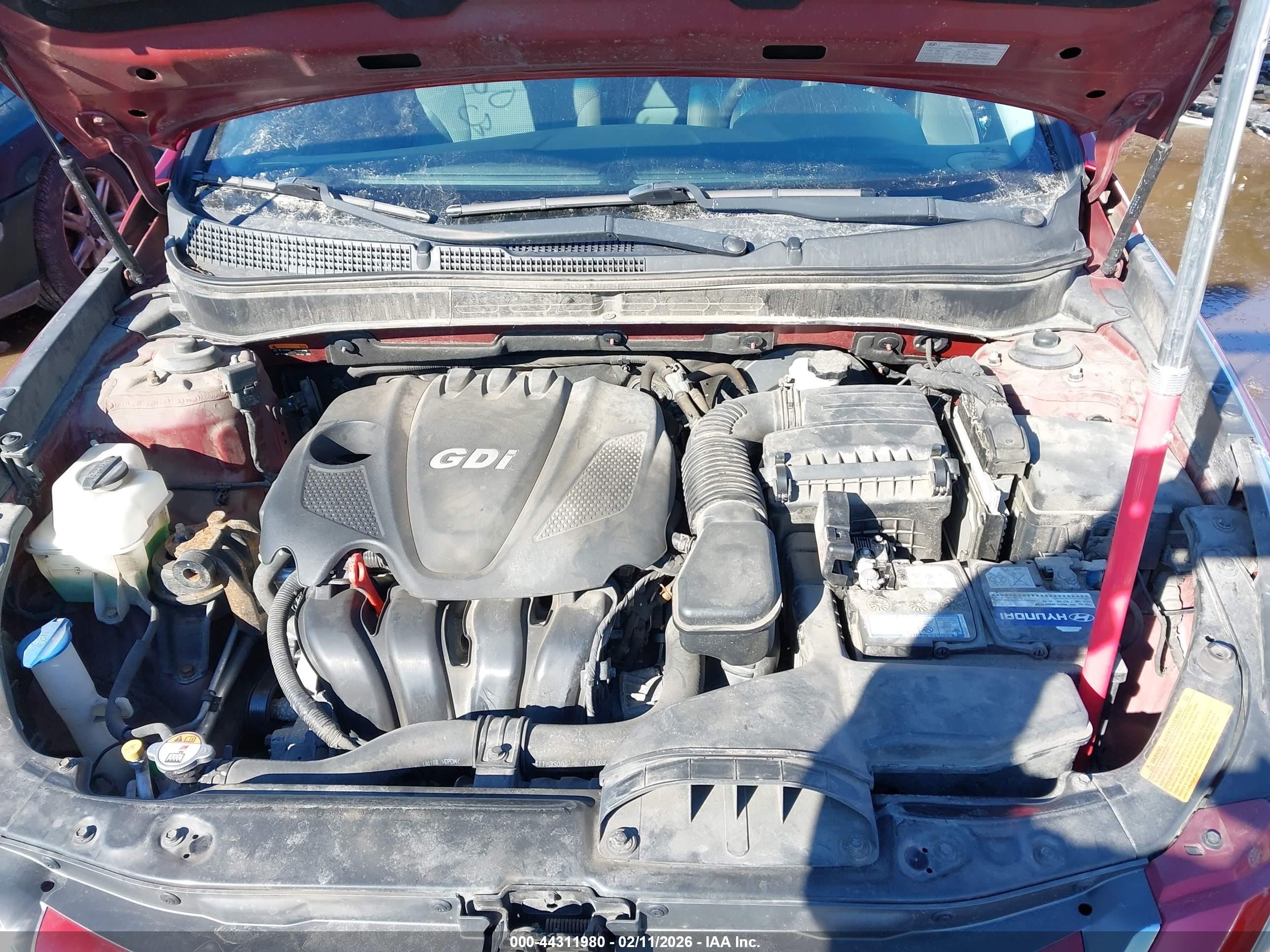 2014 Hyundai Sonata Gls Maroon vin: 5NPEB4AC6EH899750