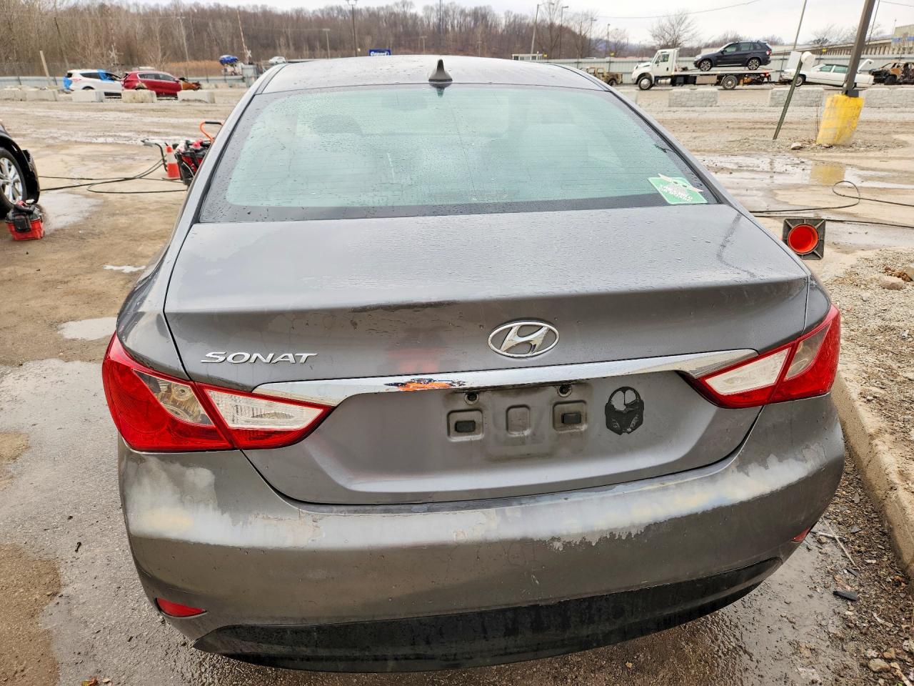2014 Hyundai Sonata Gls Gray vin: 5NPEB4AC6EH904607