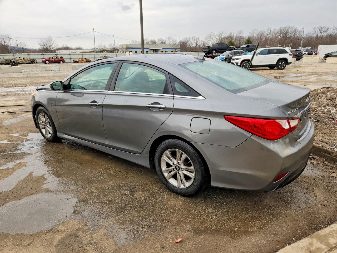 2014 Hyundai Sonata Gls Gray vin: 5NPEB4AC6EH904607