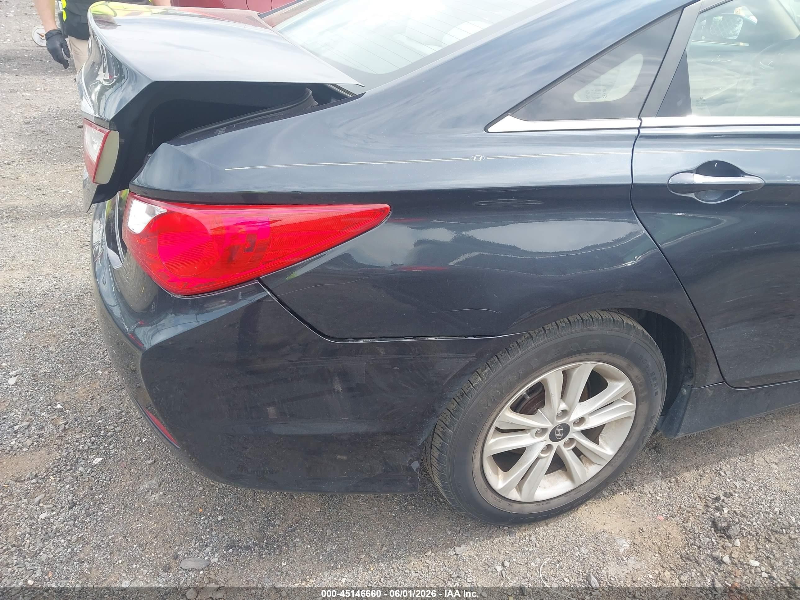 2014 Hyundai Sonata Gls Blue vin: 5NPEB4AC6EH905532