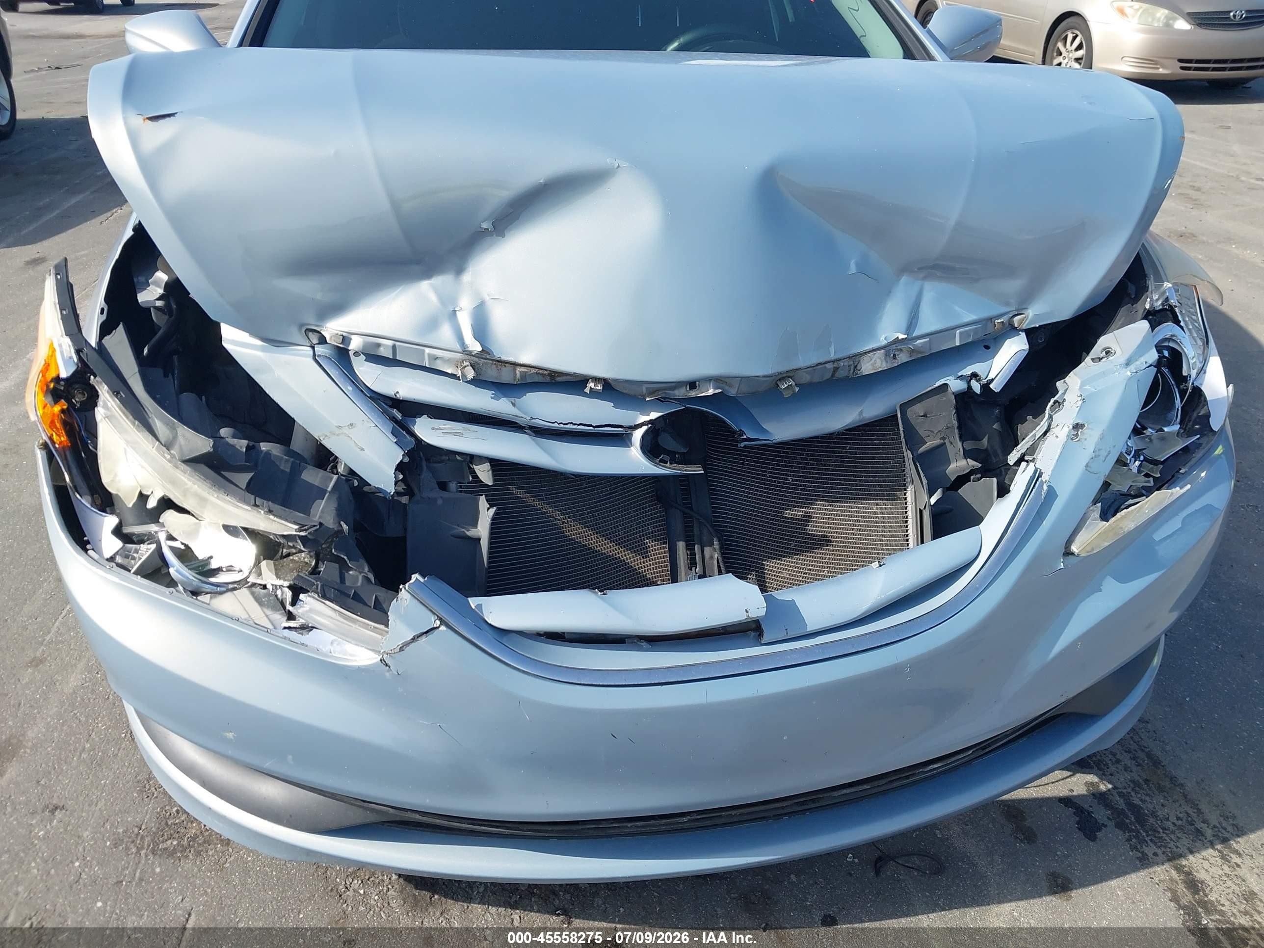 2014 Hyundai Sonata Gls Light Blue vin: 5NPEB4AC6EH914313