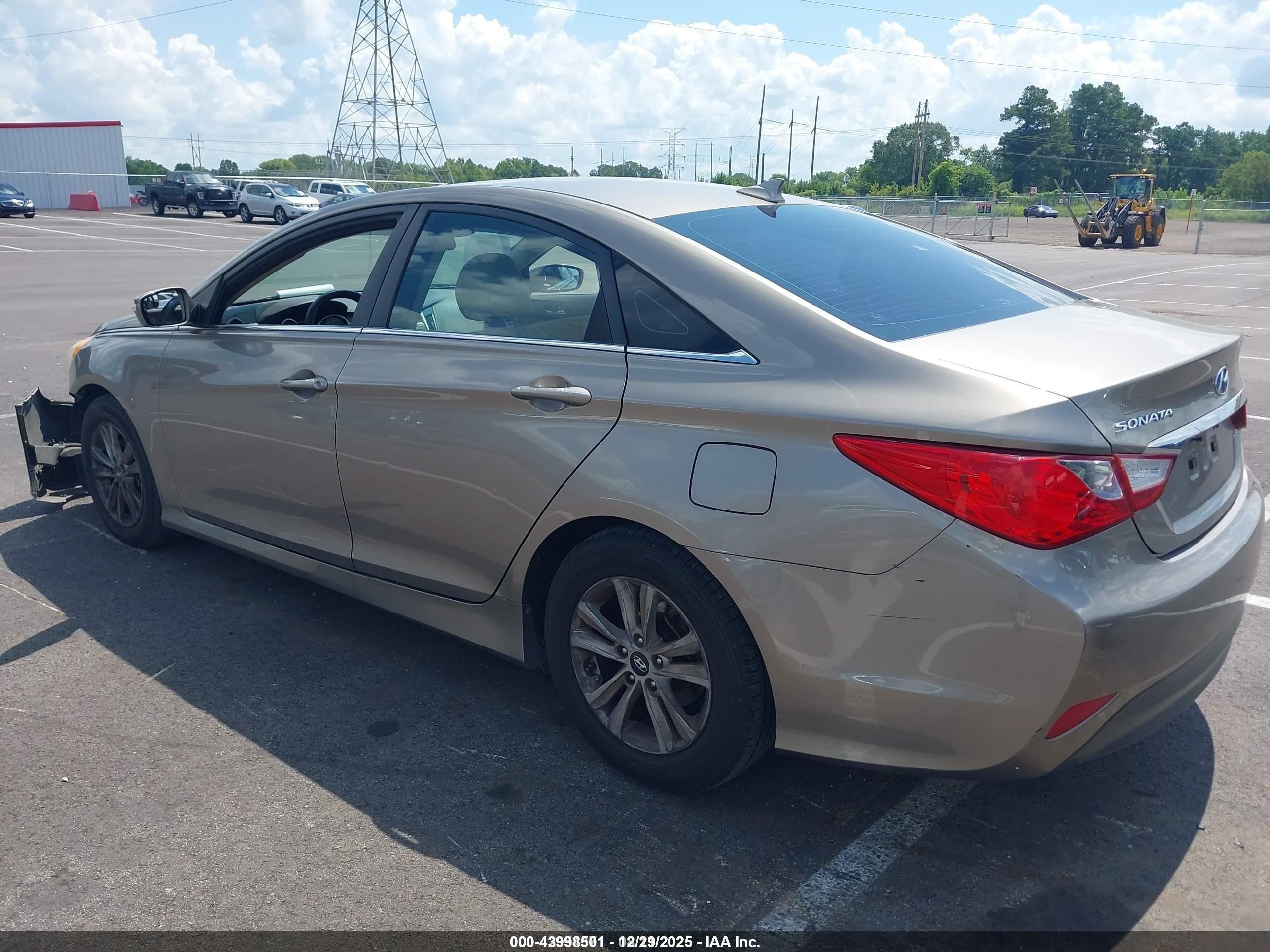 2014 Hyundai Sonata Gls Gray vin: 5NPEB4AC6EH917115