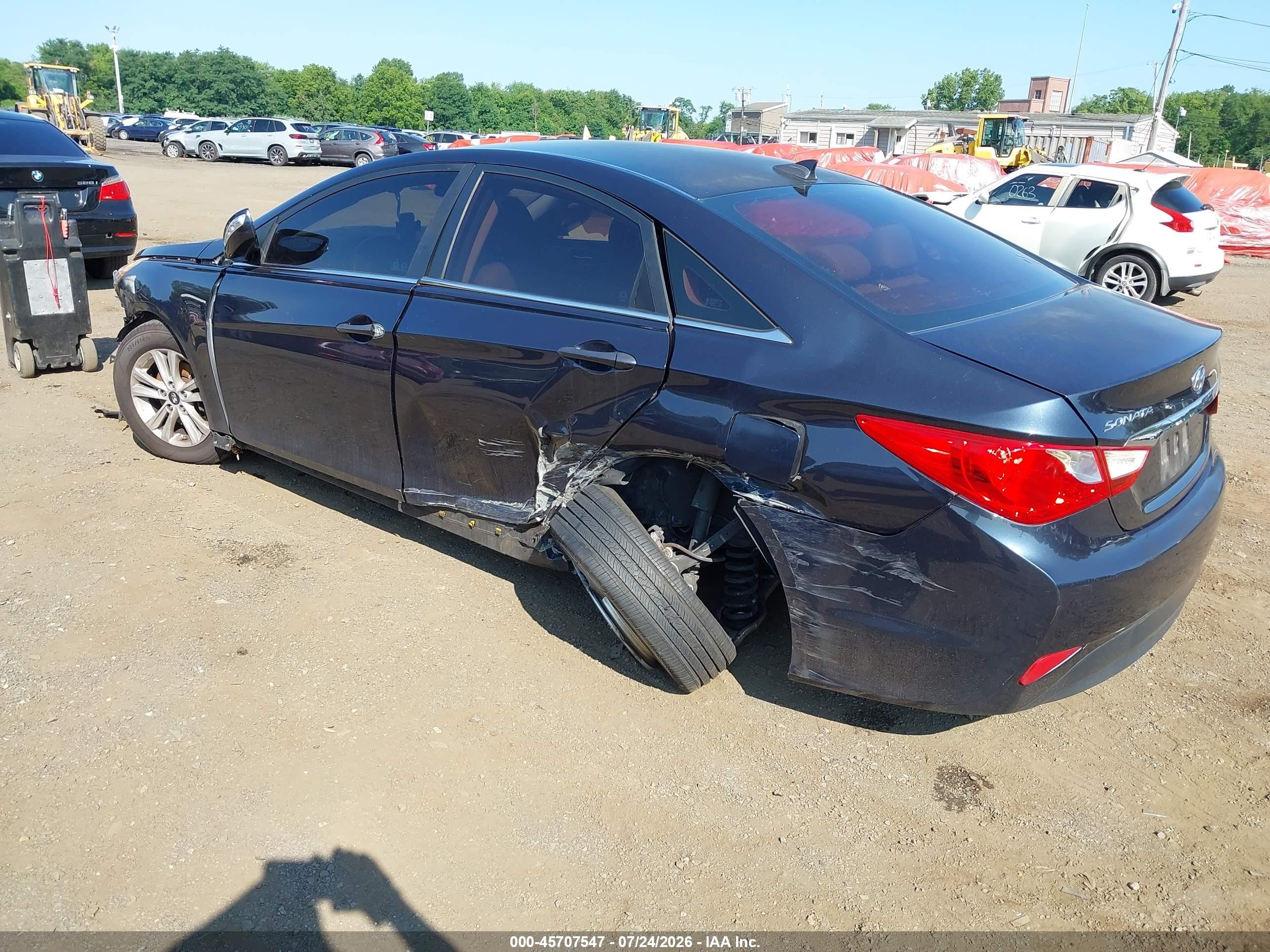 2014 Hyundai Sonata Gls Black vin: 5NPEB4AC6EH919365