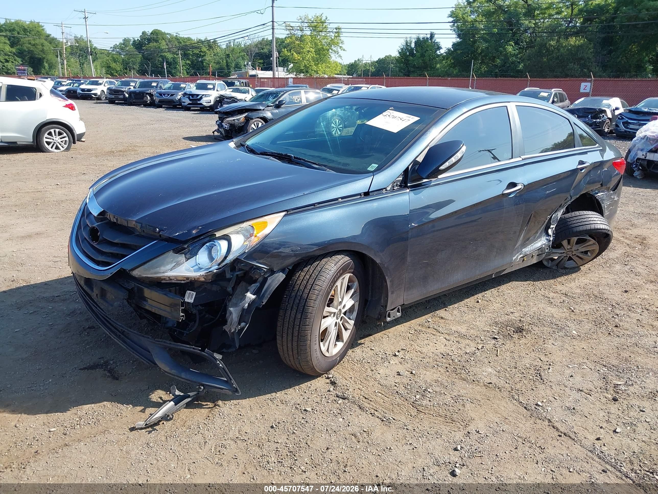 2014 Hyundai Sonata Gls Black vin: 5NPEB4AC6EH919365