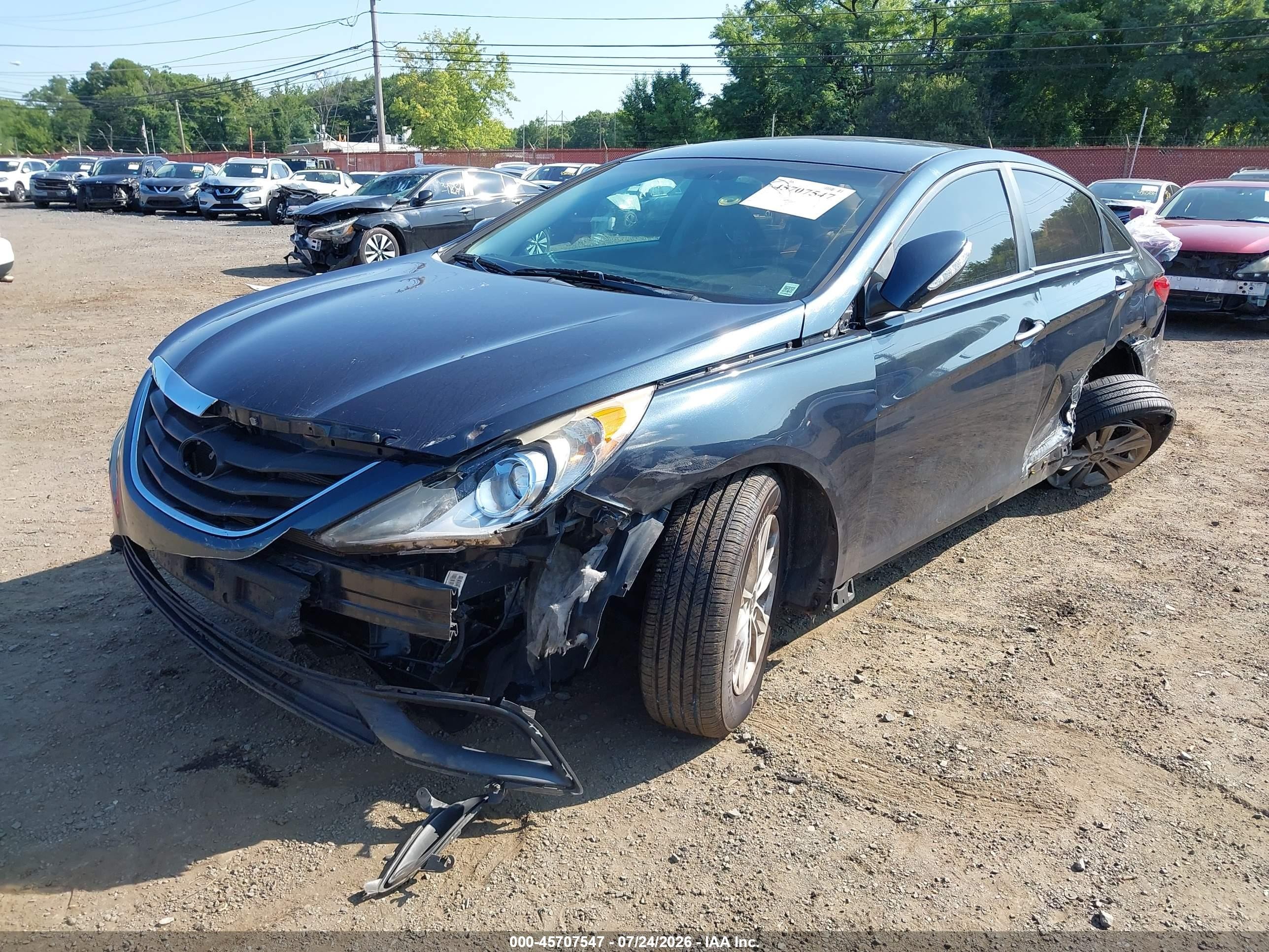 2014 Hyundai Sonata Gls Black vin: 5NPEB4AC6EH919365