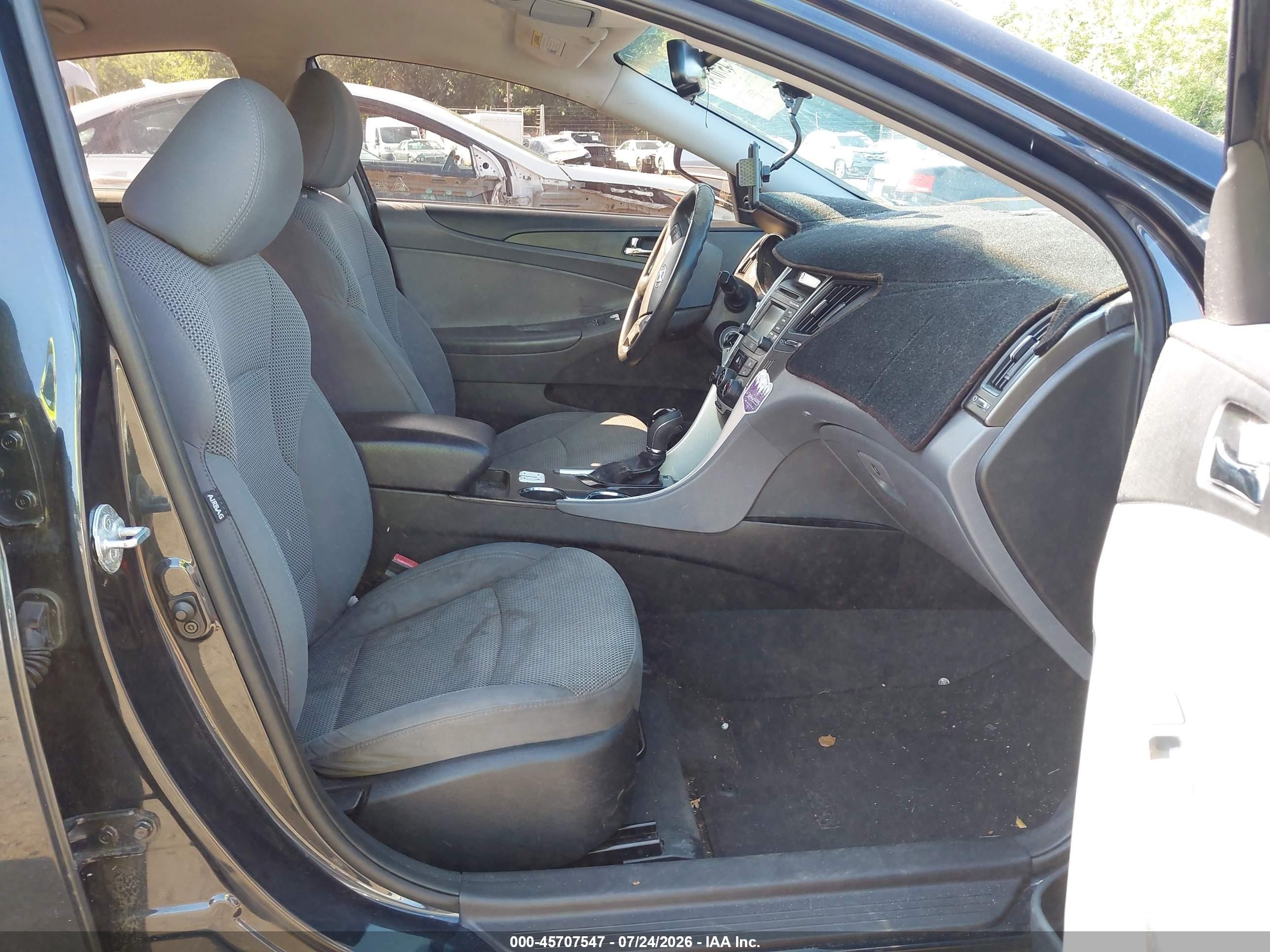 2014 Hyundai Sonata Gls Black vin: 5NPEB4AC6EH919365