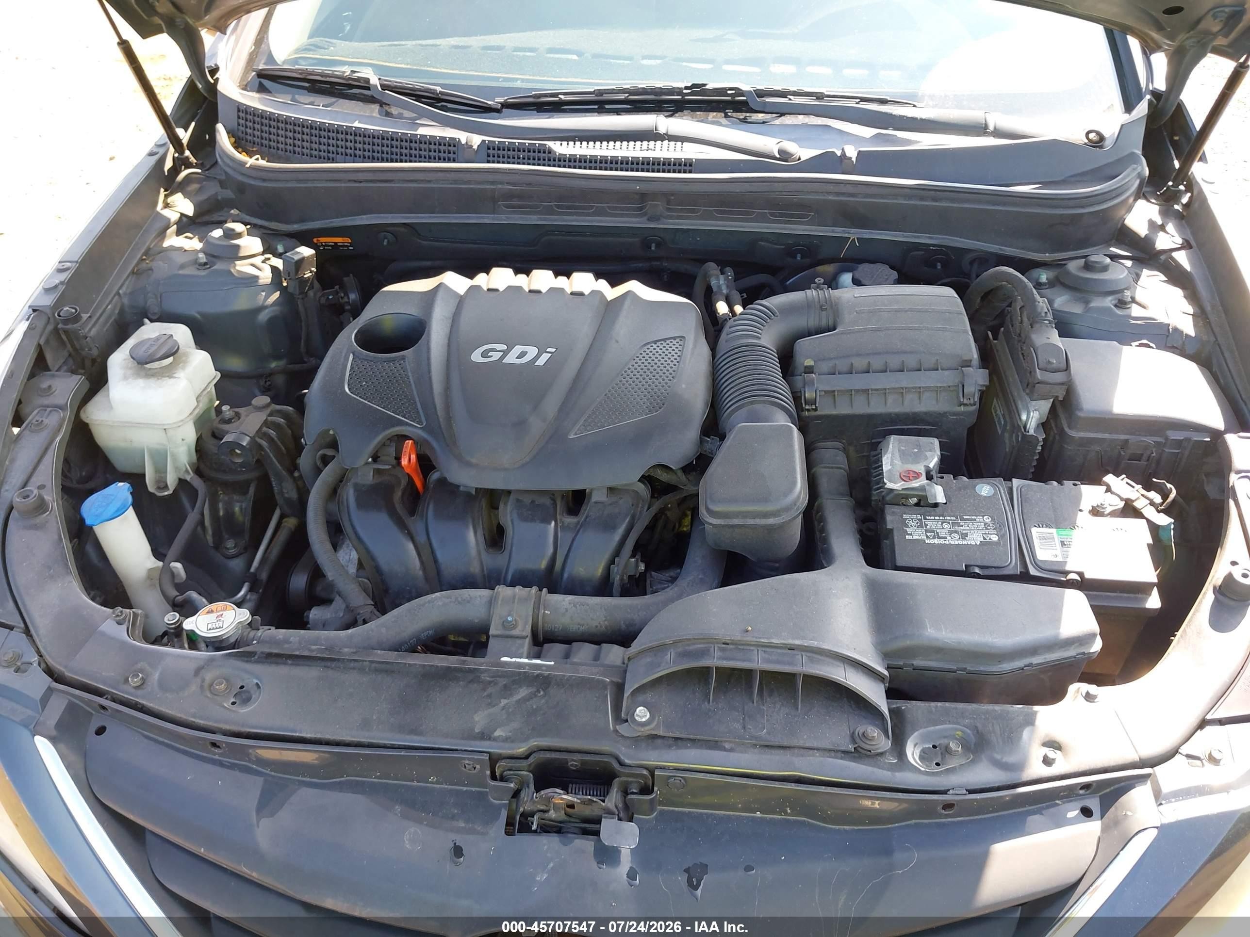 2014 Hyundai Sonata Gls Black vin: 5NPEB4AC6EH919365