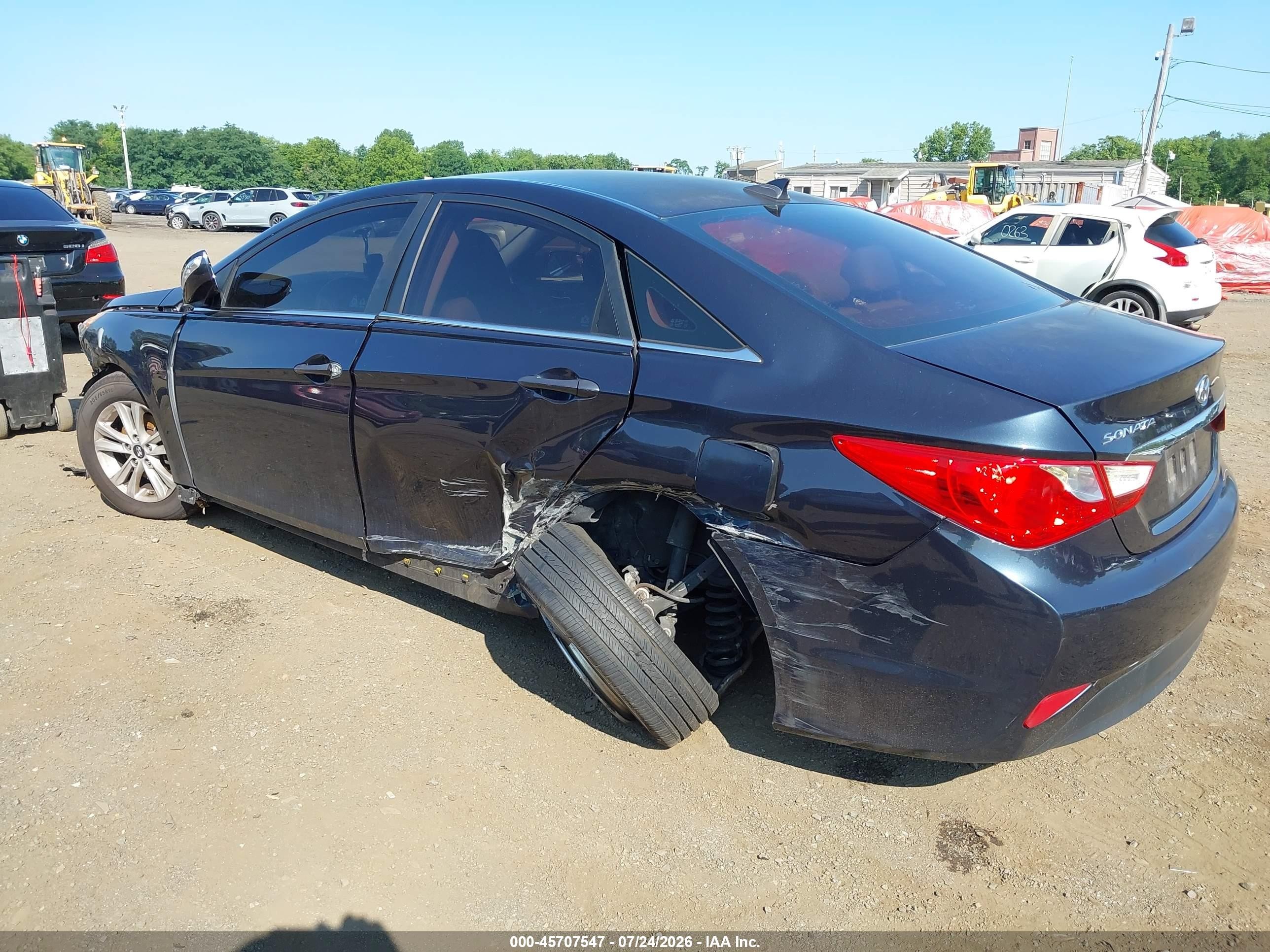 2014 Hyundai Sonata Gls Black vin: 5NPEB4AC6EH919365
