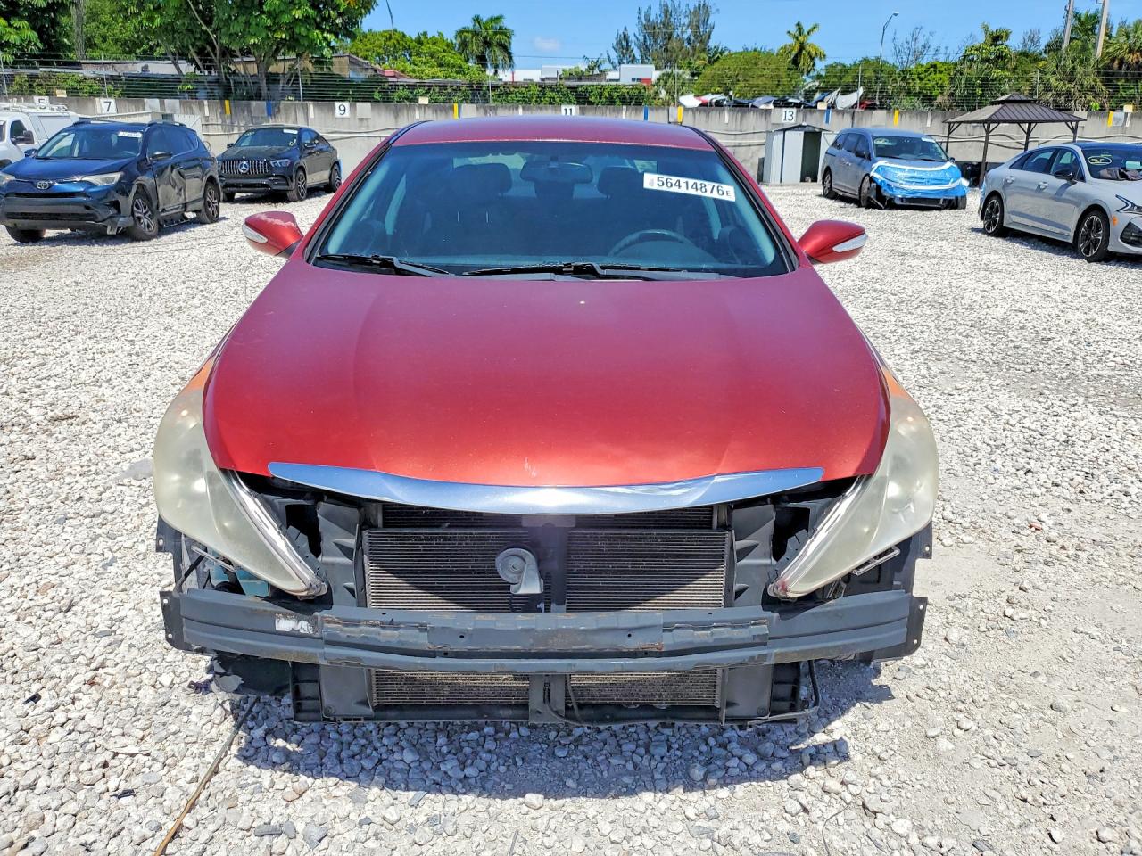 2014 Hyundai Sonata Gls Red vin: 5NPEB4AC6EH922671