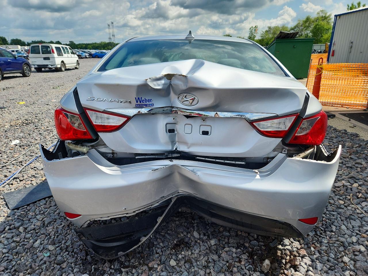 2014 Hyundai Sonata Gls Серебряный vin: 5NPEB4AC6EH933203