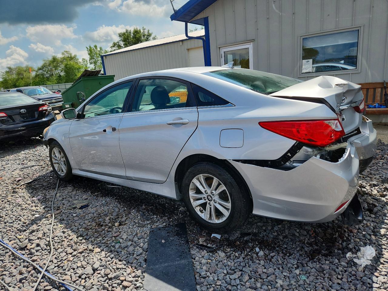 2014 Hyundai Sonata Gls Серебряный vin: 5NPEB4AC6EH933203
