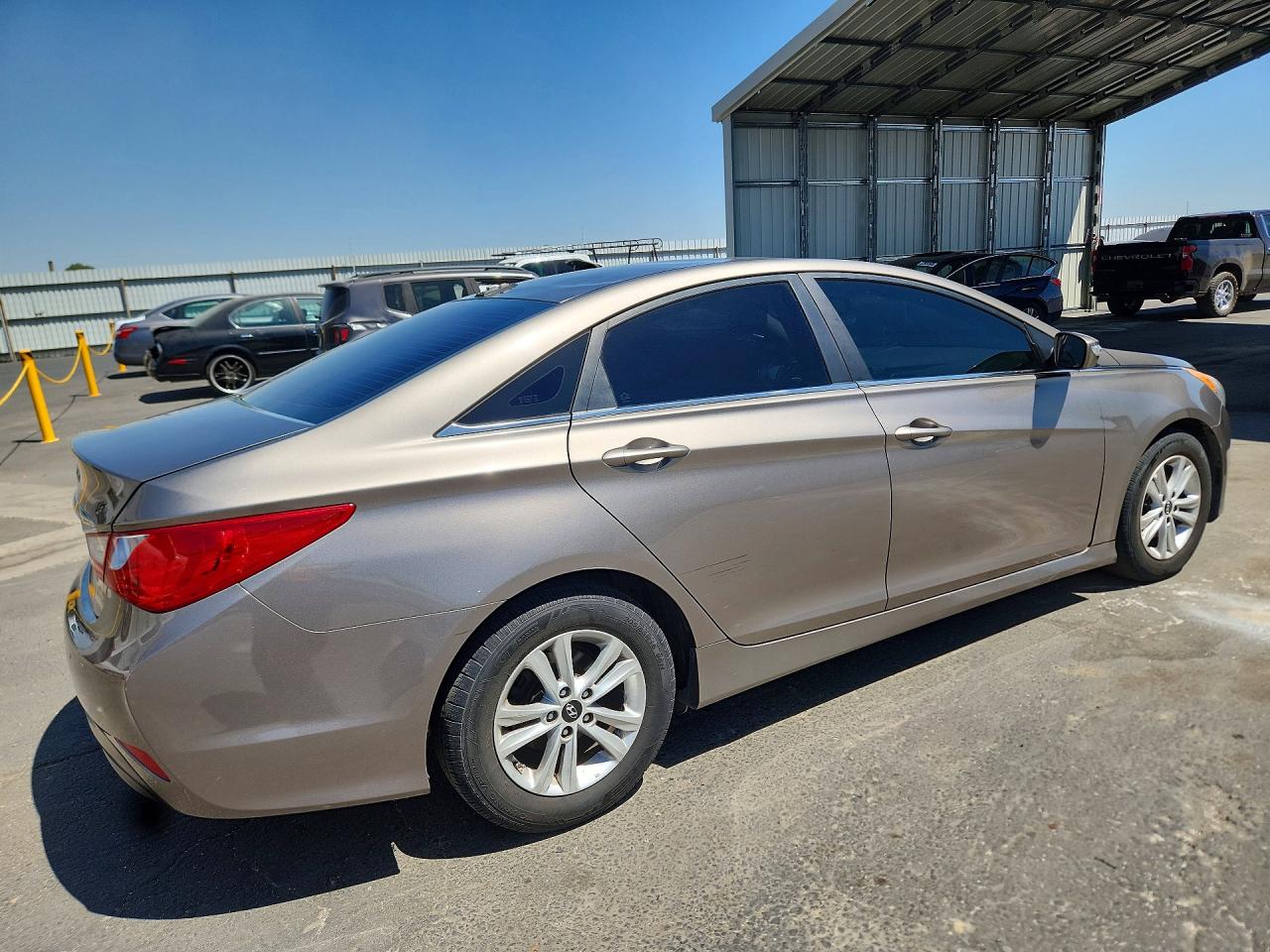2014 Hyundai Sonata Gls Gray vin: 5NPEB4AC6EH935422