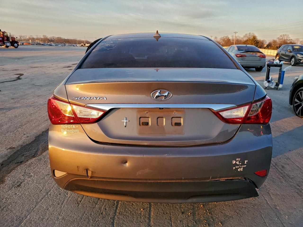 2014 Hyundai Sonata Gls Gray vin: 5NPEB4AC6EH938921