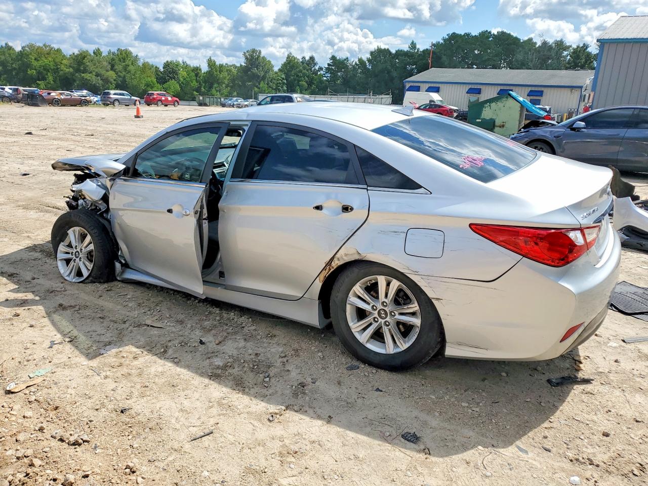 2014 Hyundai Sonata Gls Silver vin: 5NPEB4AC6EH939759