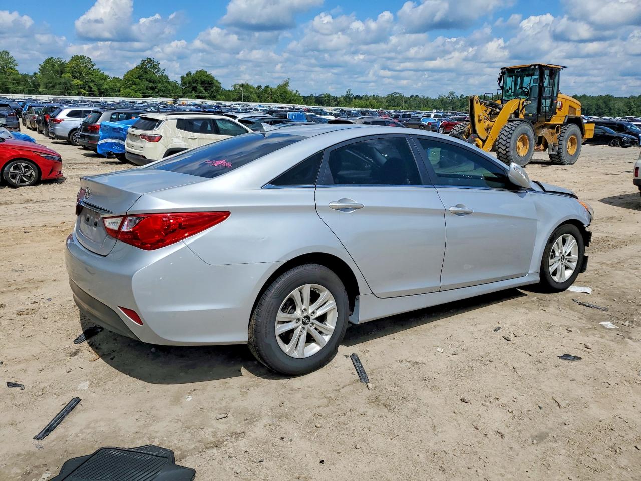 2014 Hyundai Sonata Gls Silver vin: 5NPEB4AC6EH939759