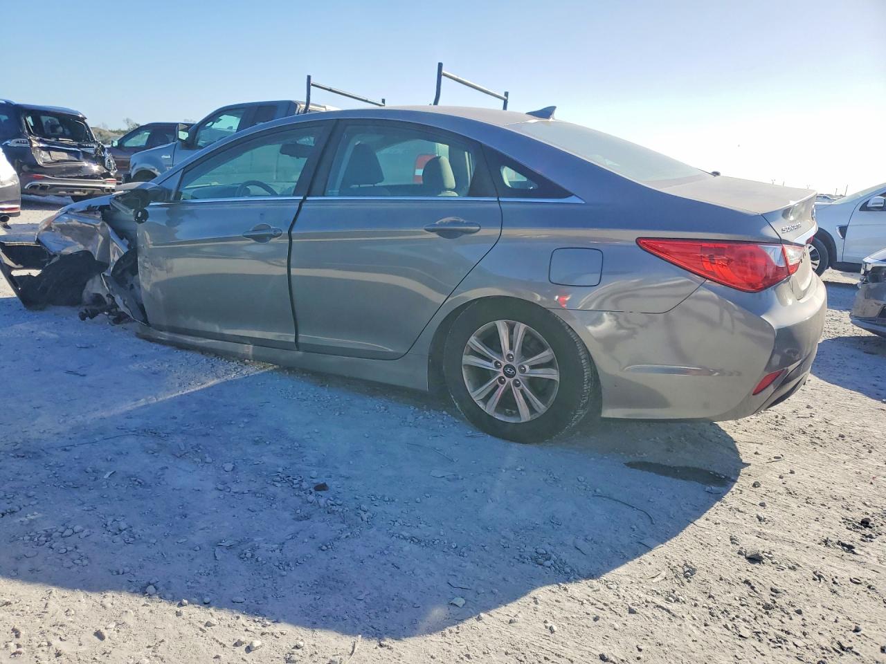 2014 Hyundai Sonata Gls Silver vin: 5NPEB4AC6EH940345