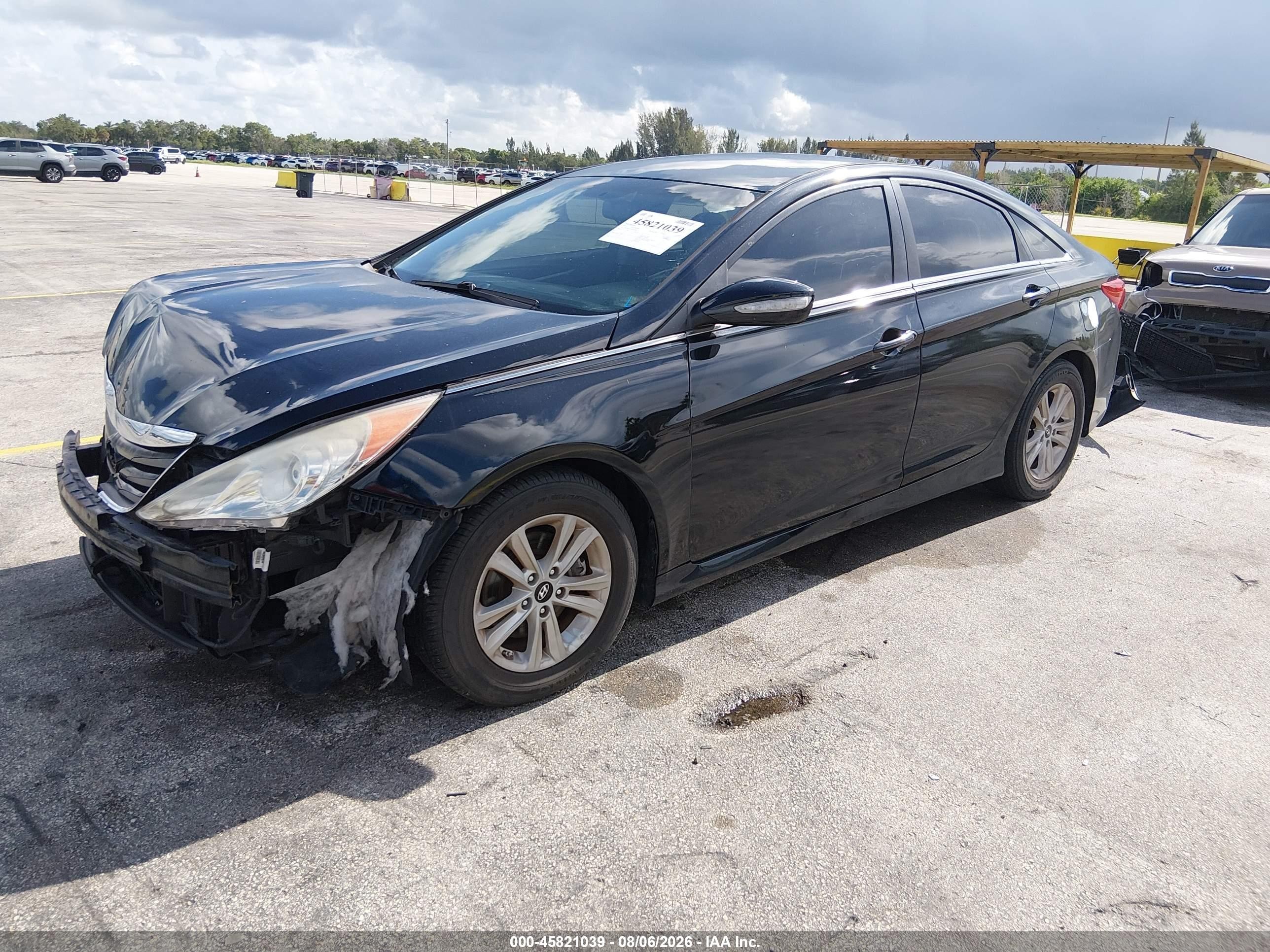 2014 Hyundai Sonata Gls Black vin: 5NPEB4AC6EH941348