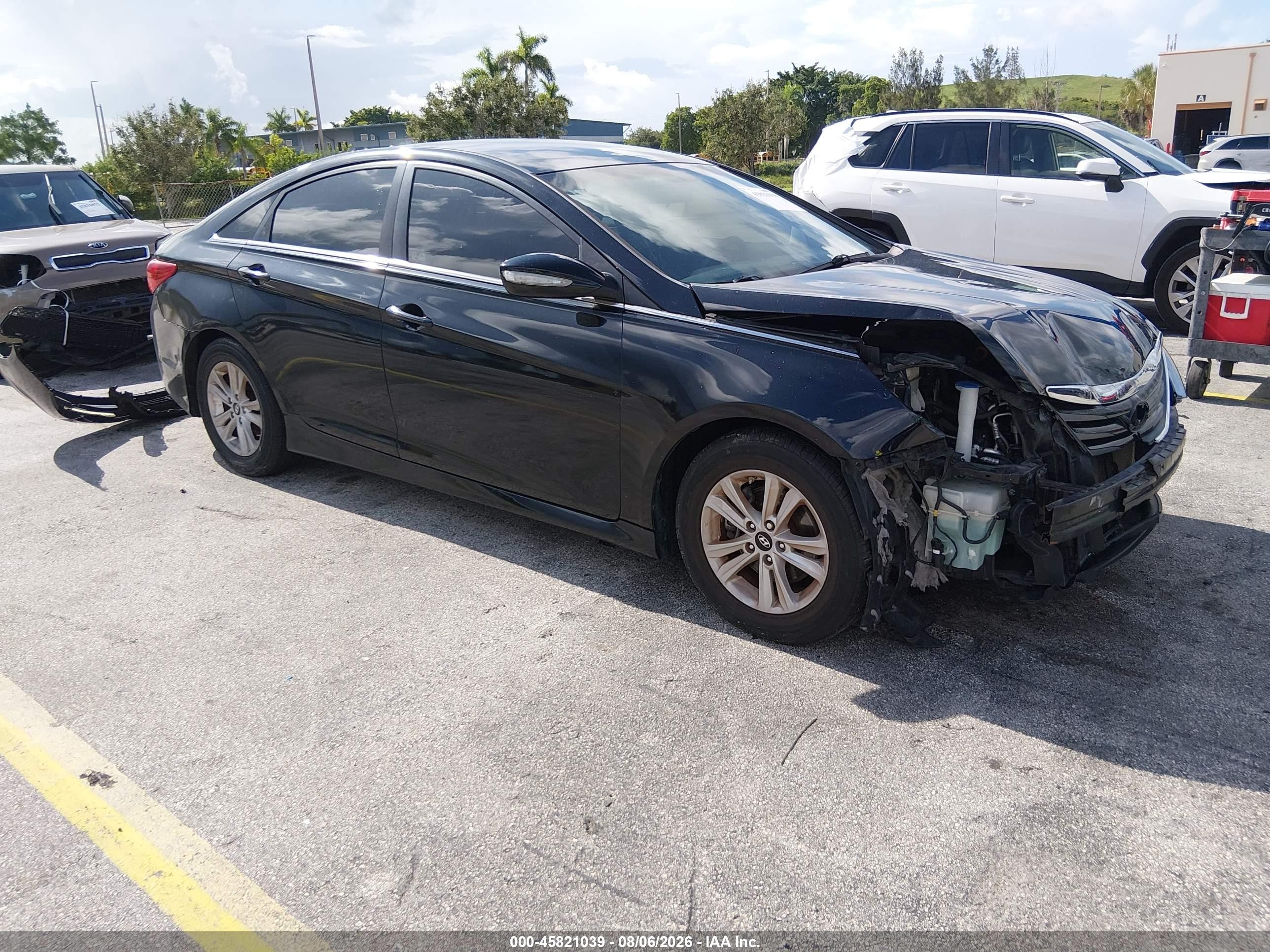 2014 Hyundai Sonata Gls Black vin: 5NPEB4AC6EH941348