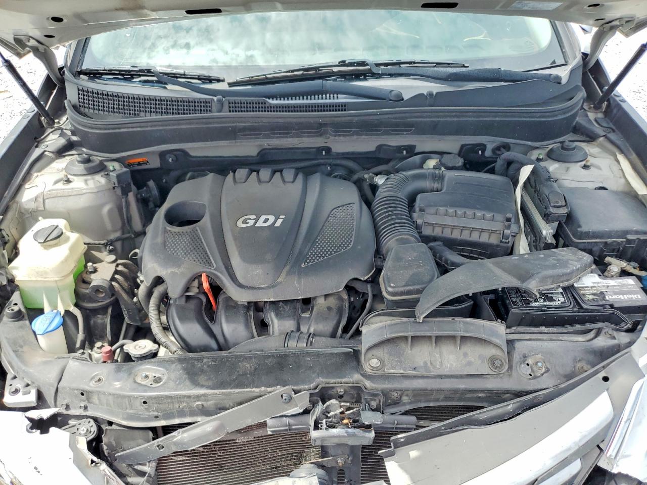 2014 Hyundai Sonata Gls Silver vin: 5NPEB4AC6EH943486