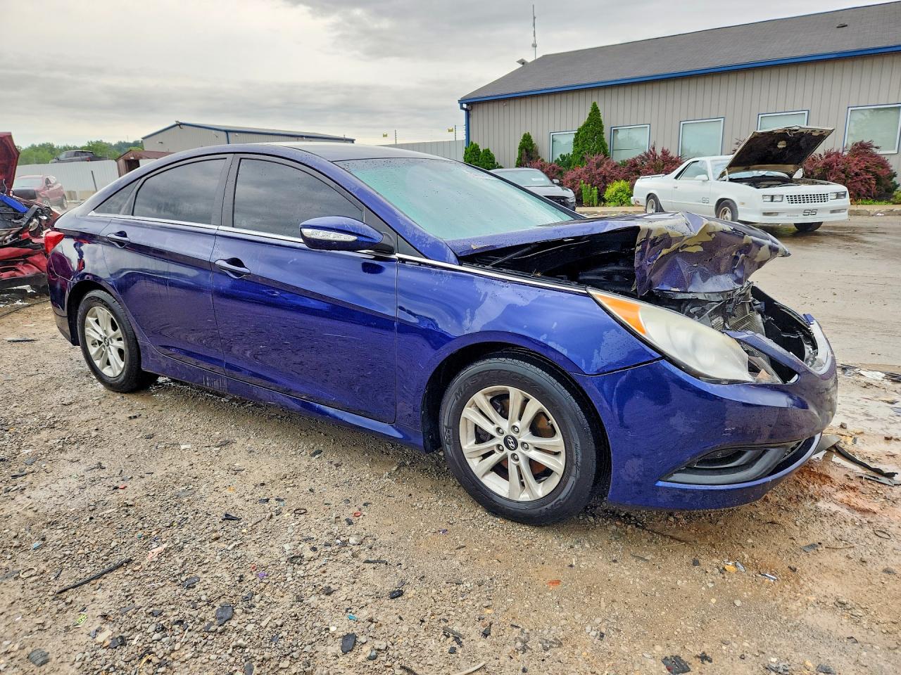2014 Hyundai Sonata Gls Blue vin: 5NPEB4AC6EH943990