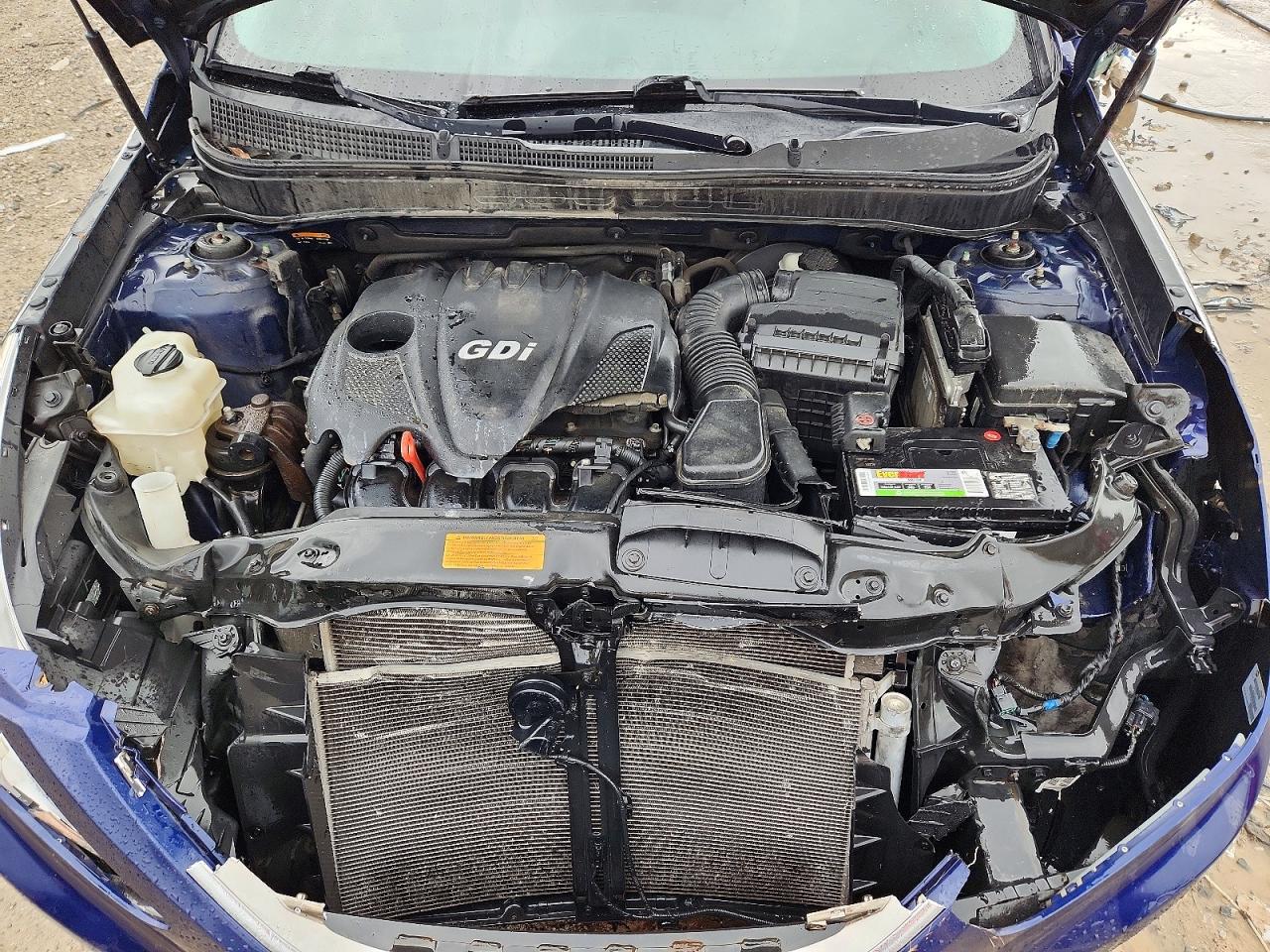 2014 Hyundai Sonata Gls Blue vin: 5NPEB4AC6EH943990
