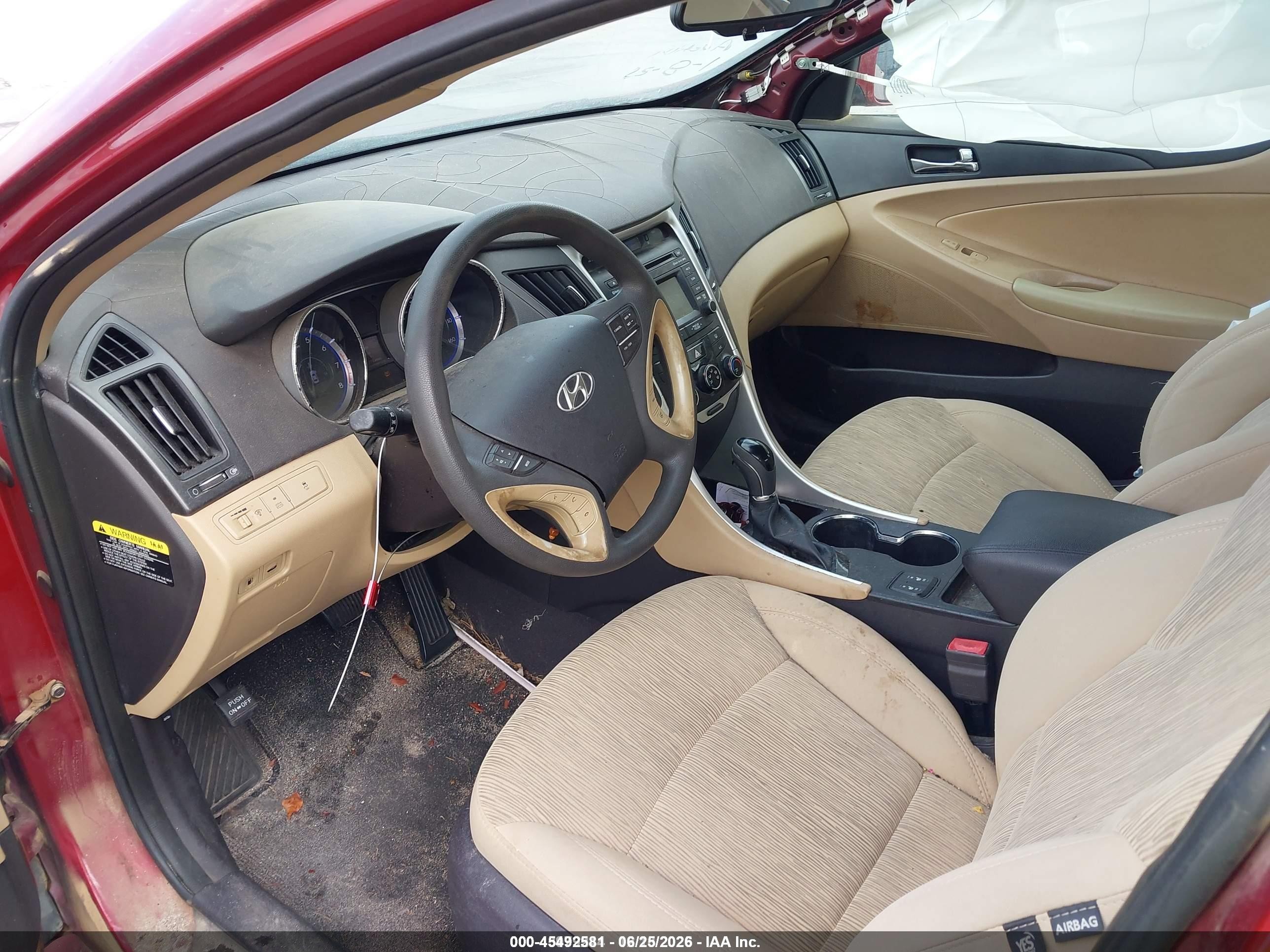 2014 Hyundai Sonata Gls Maroon vin: 5NPEB4AC6EH947246