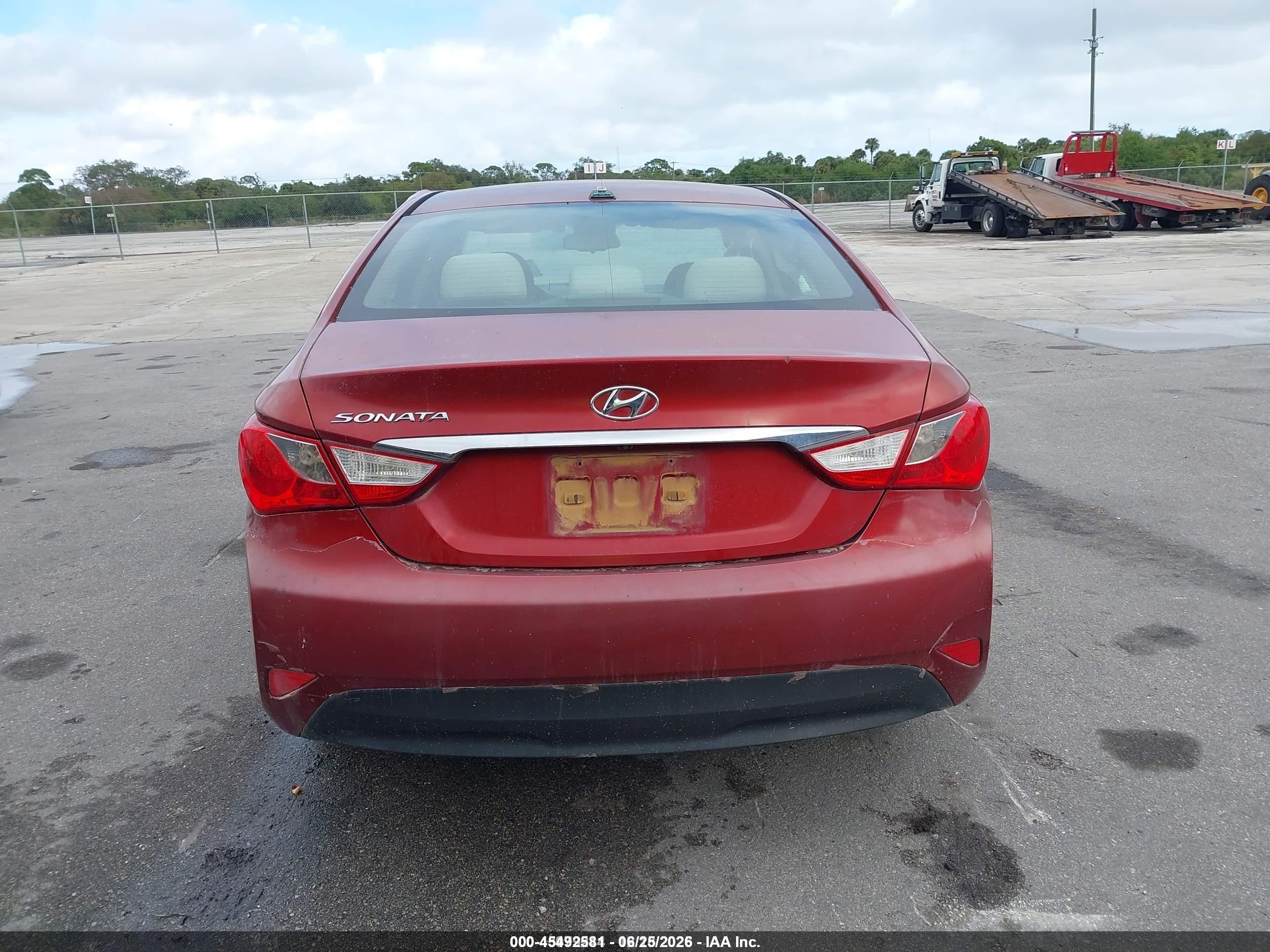 2014 Hyundai Sonata Gls Maroon vin: 5NPEB4AC6EH947246