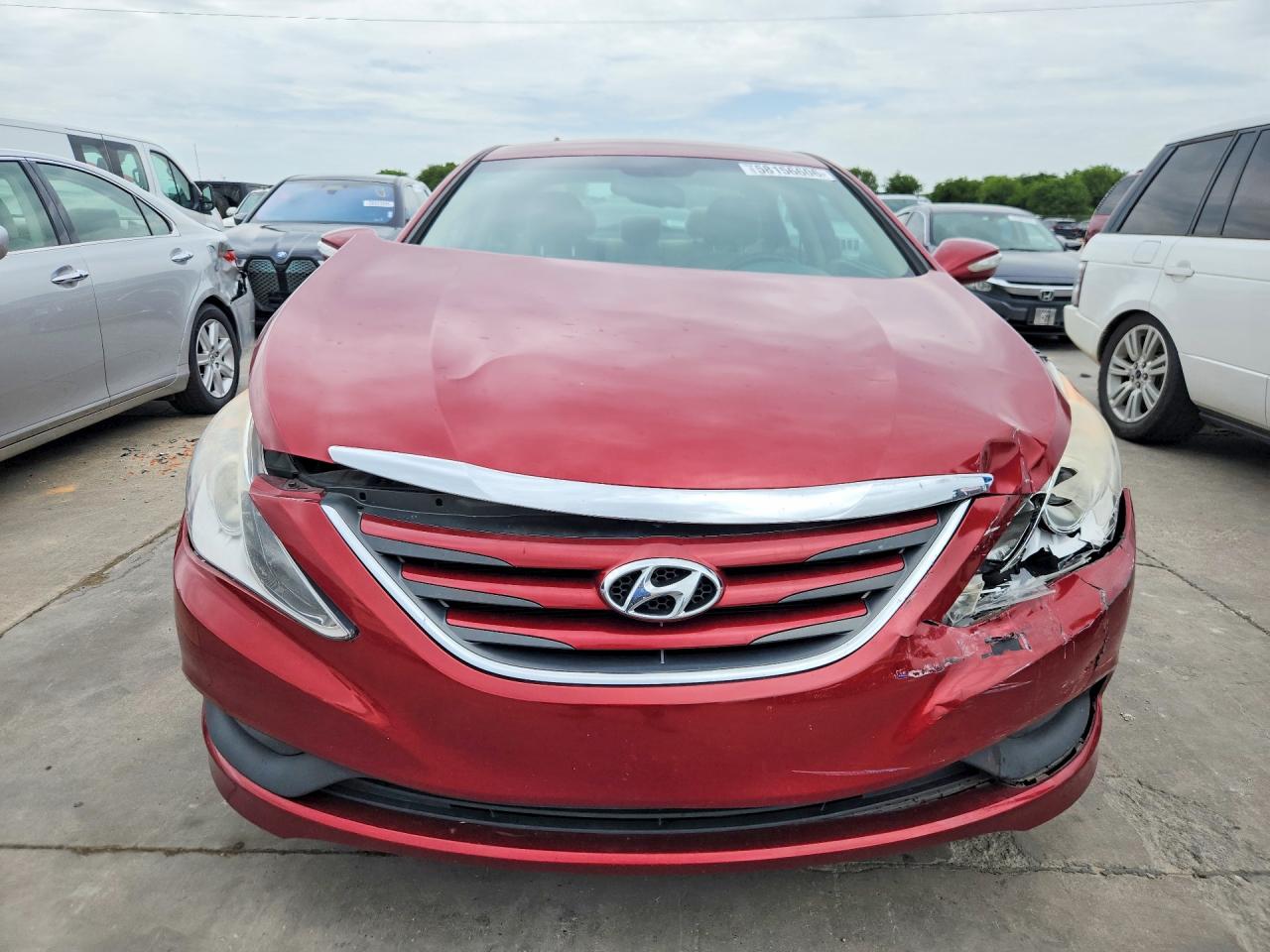 2014 Hyundai Sonata Gls Red vin: 5NPEB4AC6EH948459