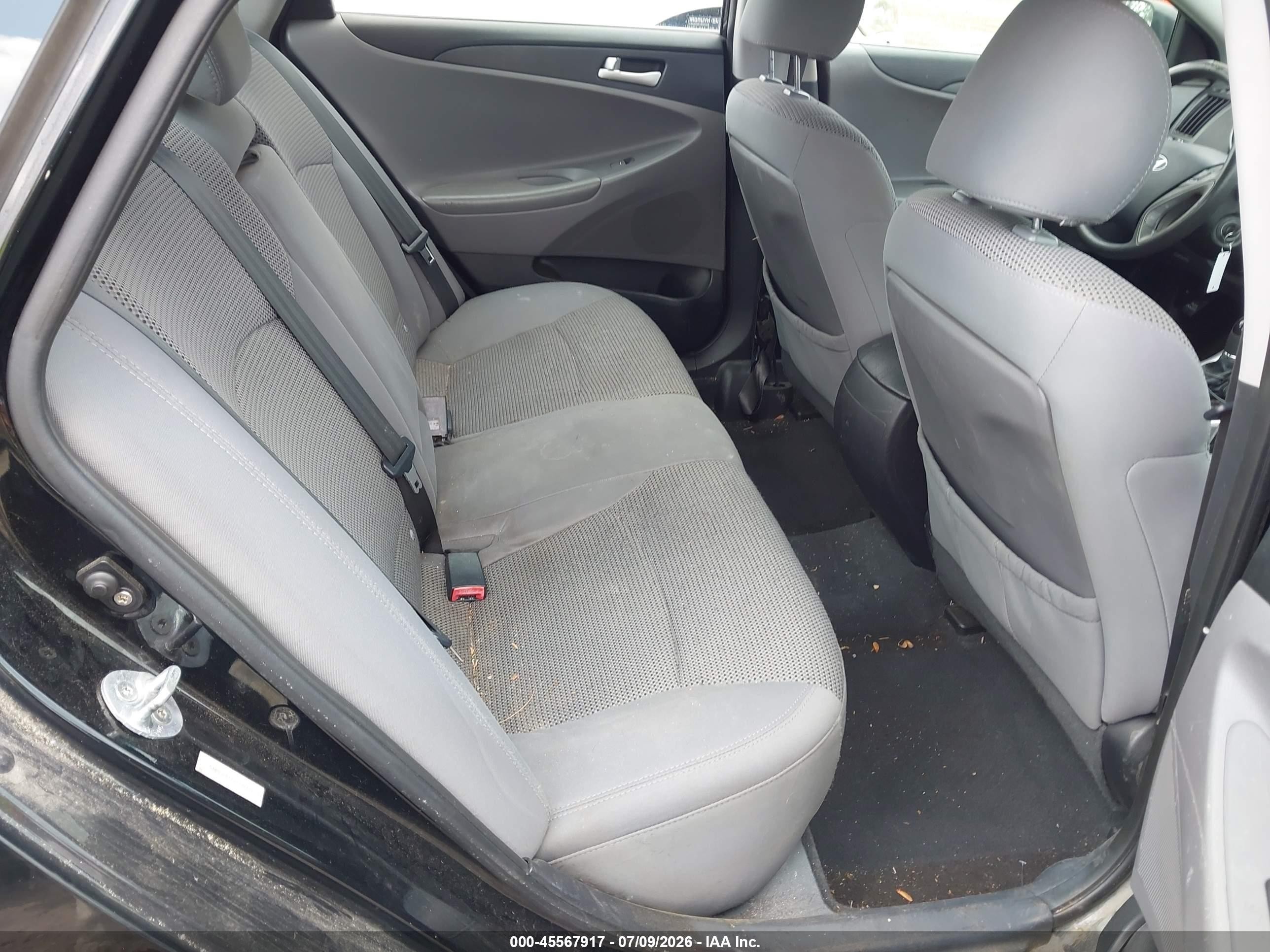 2011 Hyundai Sonata Gls Black vin: 5NPEB4AC7BH017075