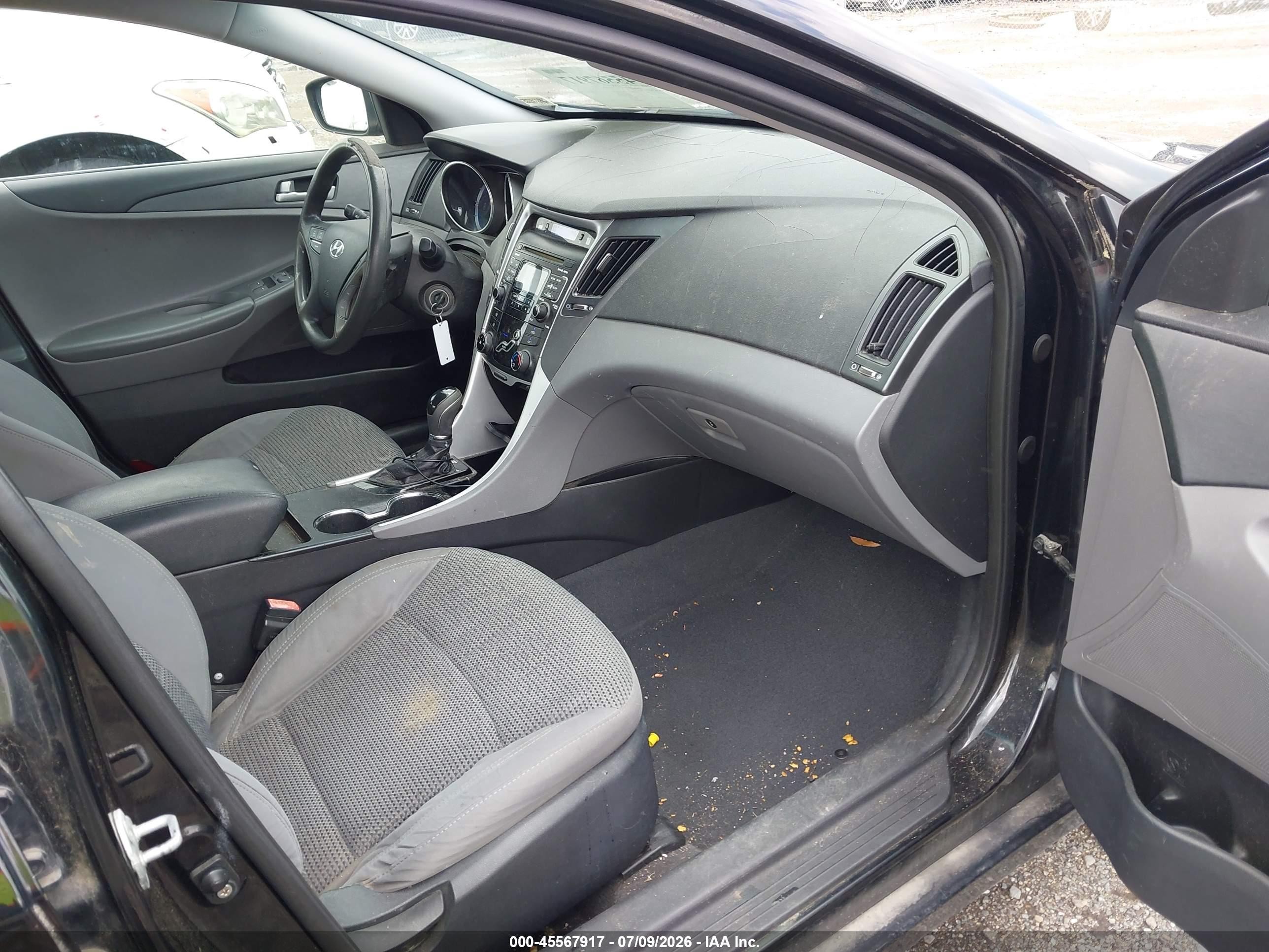 2011 Hyundai Sonata Gls Black vin: 5NPEB4AC7BH017075