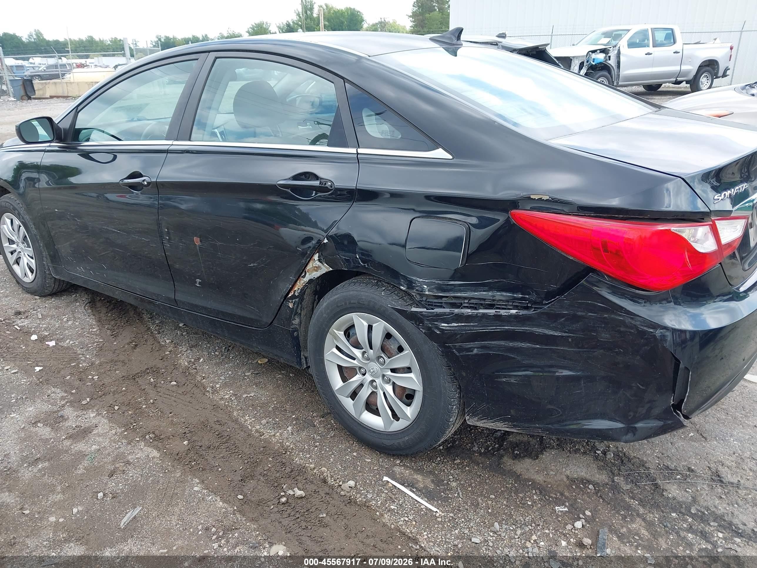 2011 Hyundai Sonata Gls Black vin: 5NPEB4AC7BH017075