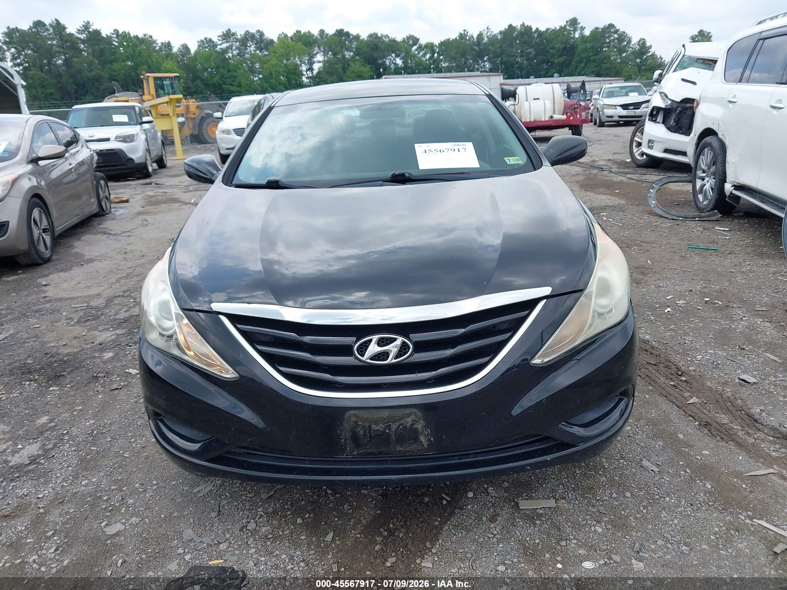 2011 Hyundai Sonata Gls Black vin: 5NPEB4AC7BH017075