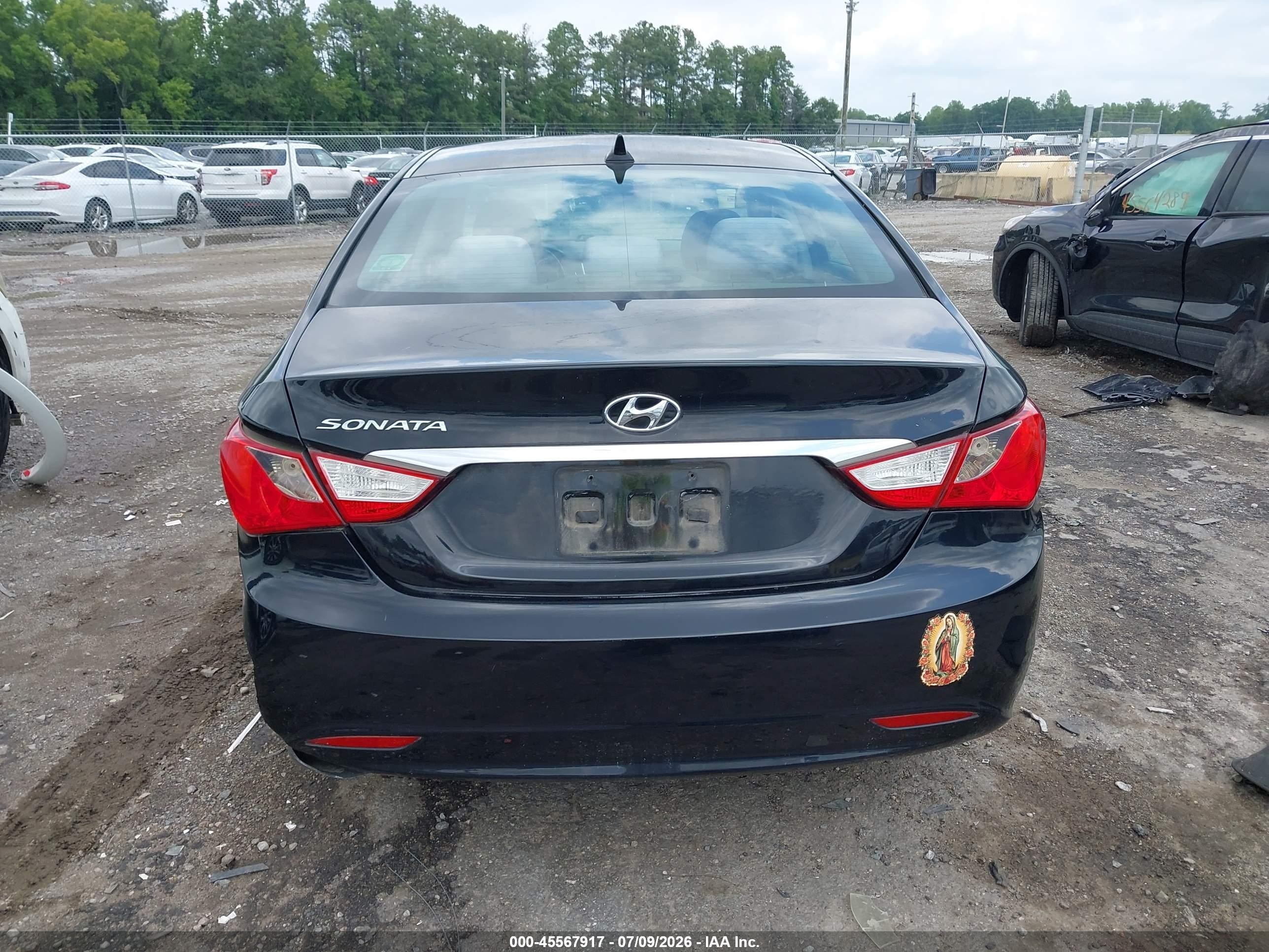 2011 Hyundai Sonata Gls Black vin: 5NPEB4AC7BH017075