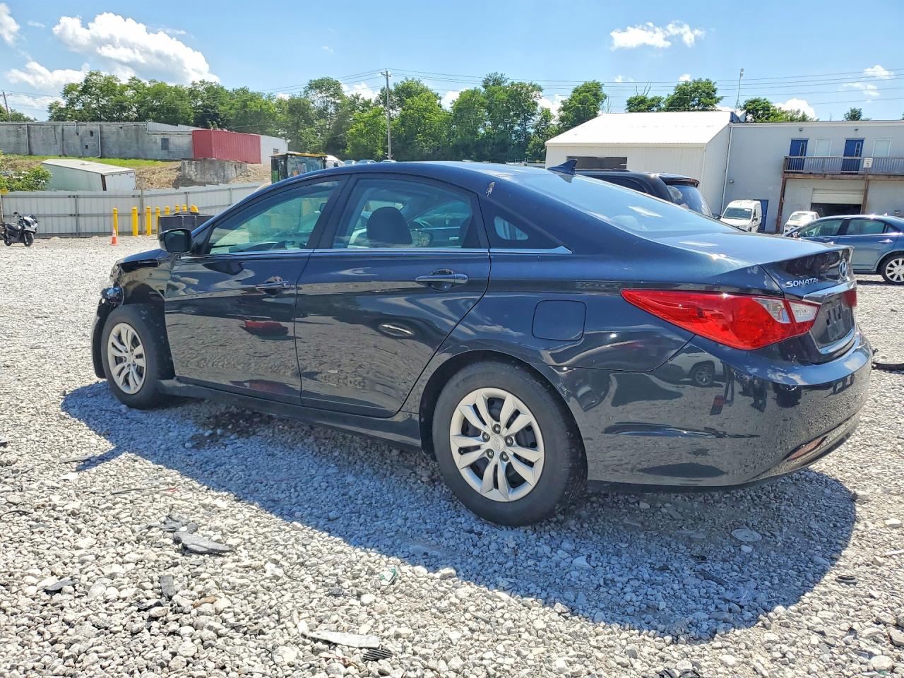 2011 Hyundai Sonata Gls Blue vin: 5NPEB4AC7BH020557