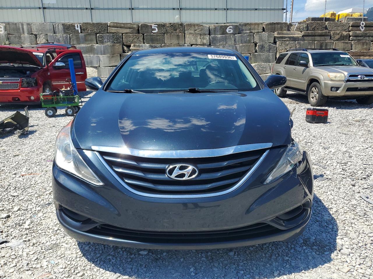 2011 Hyundai Sonata Gls Blue vin: 5NPEB4AC7BH020557