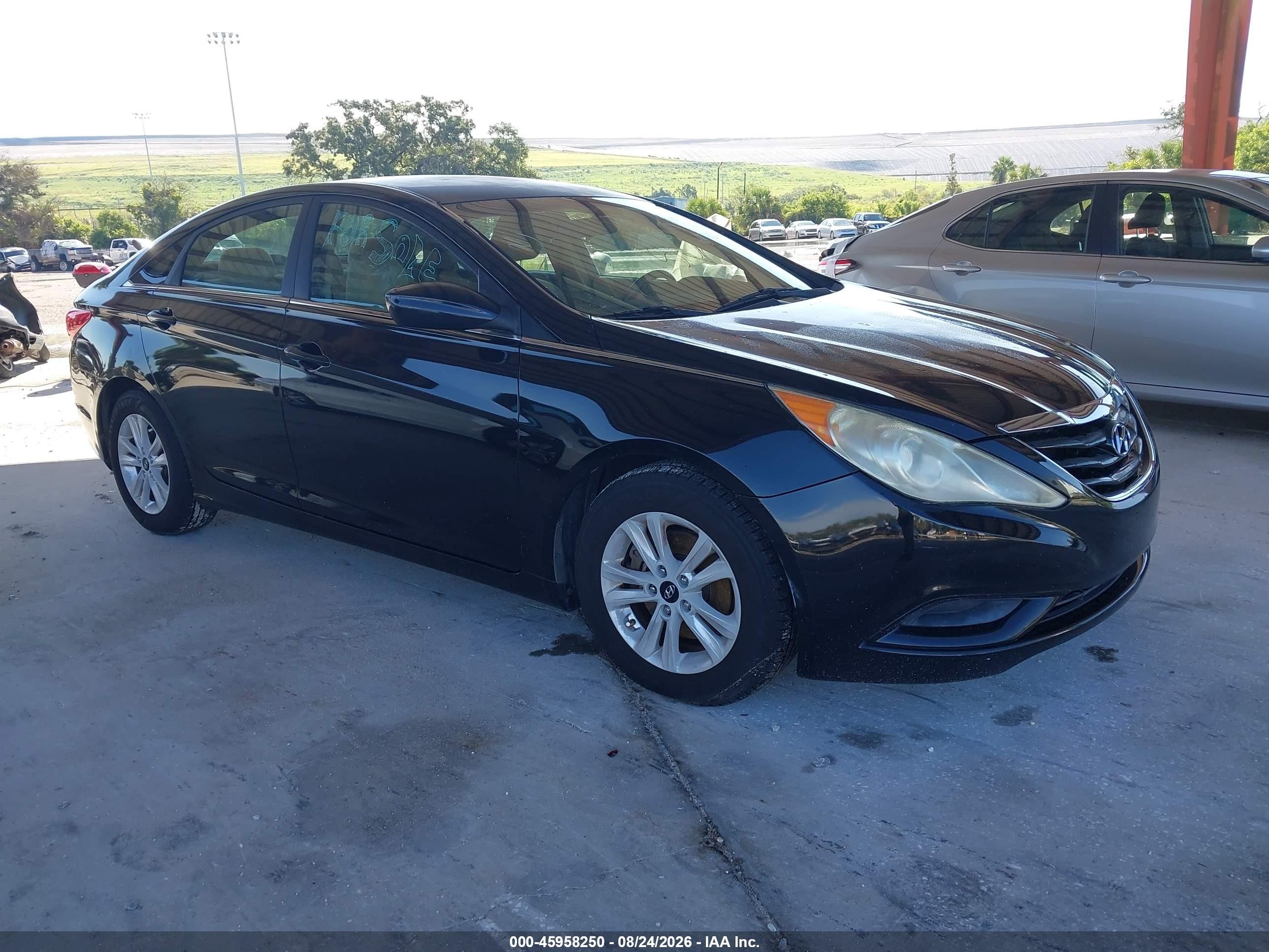 2011 Hyundai Sonata Gls Черный vin: 5NPEB4AC7BH022244
