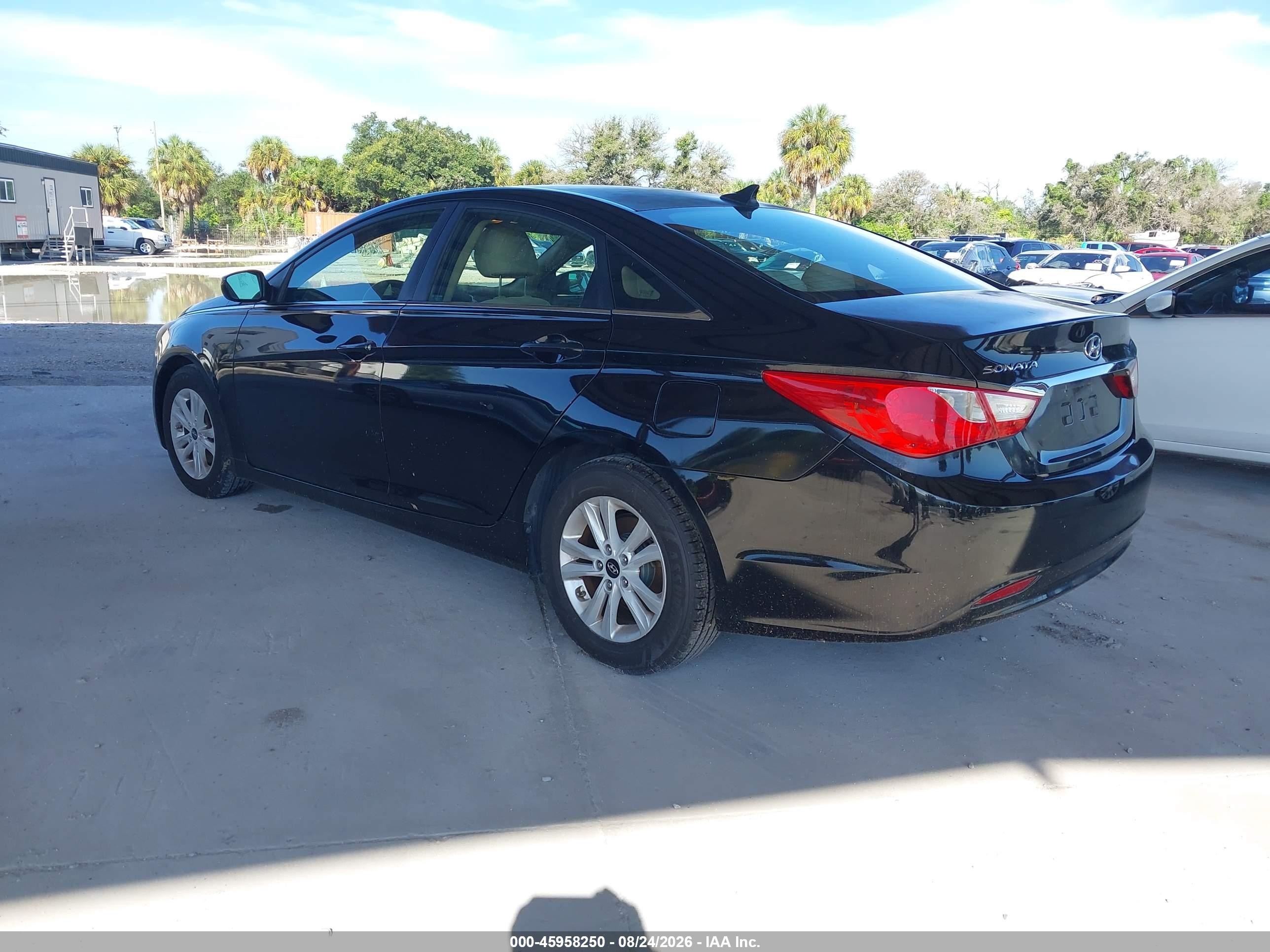 2011 Hyundai Sonata Gls Черный vin: 5NPEB4AC7BH022244