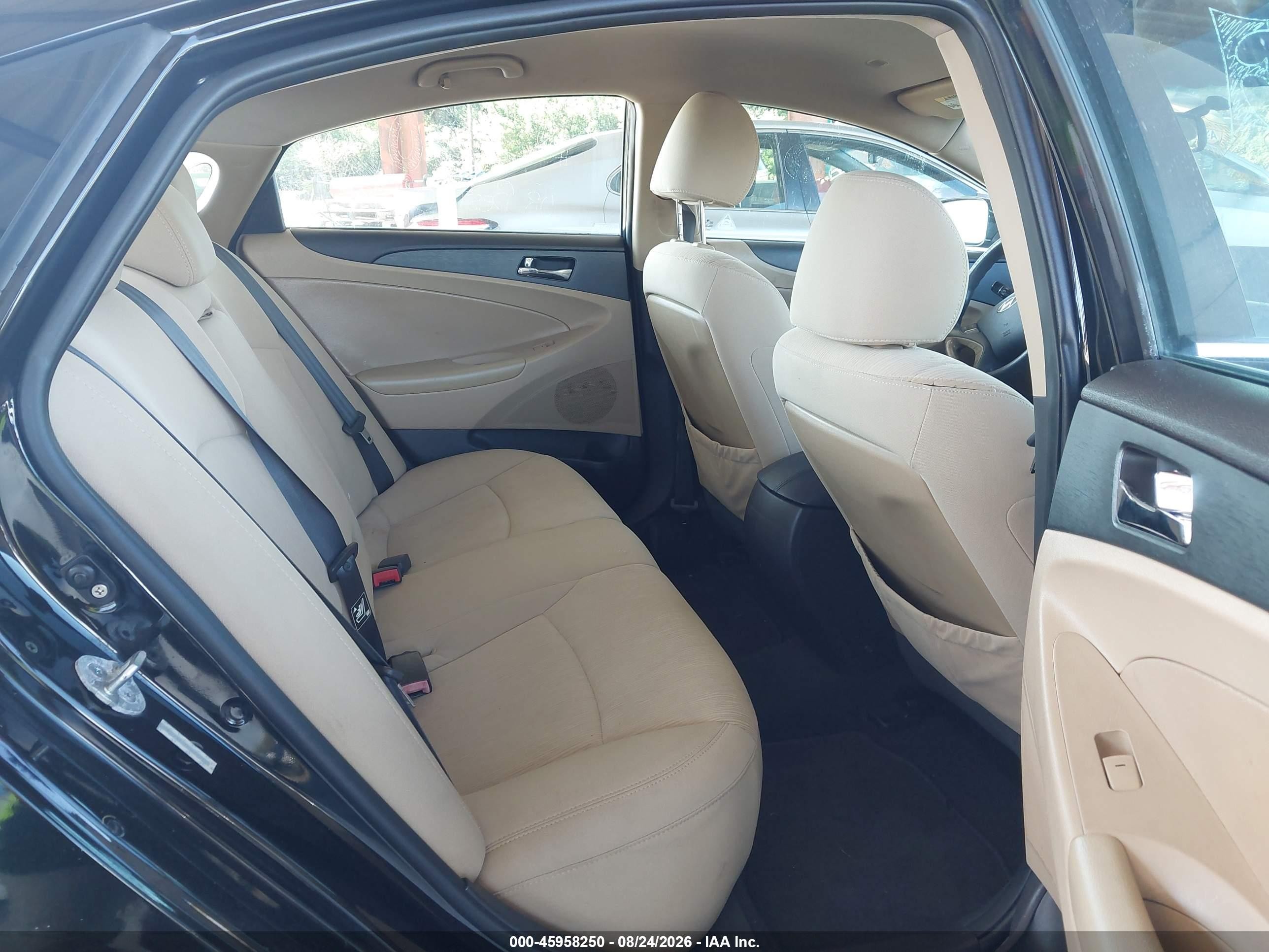 2011 Hyundai Sonata Gls Черный vin: 5NPEB4AC7BH022244