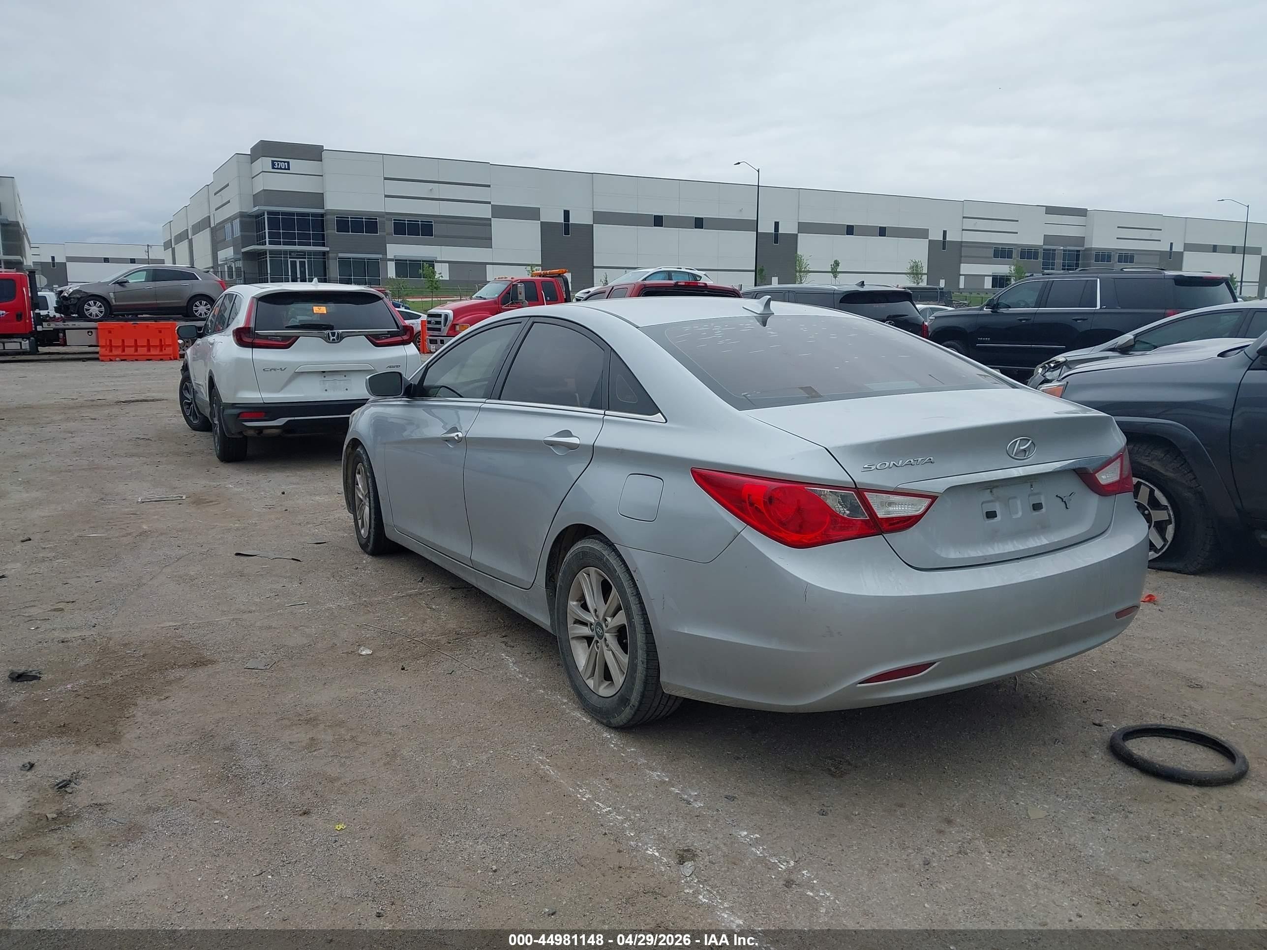 2011 Hyundai Sonata Gls Silver vin: 5NPEB4AC7BH032630