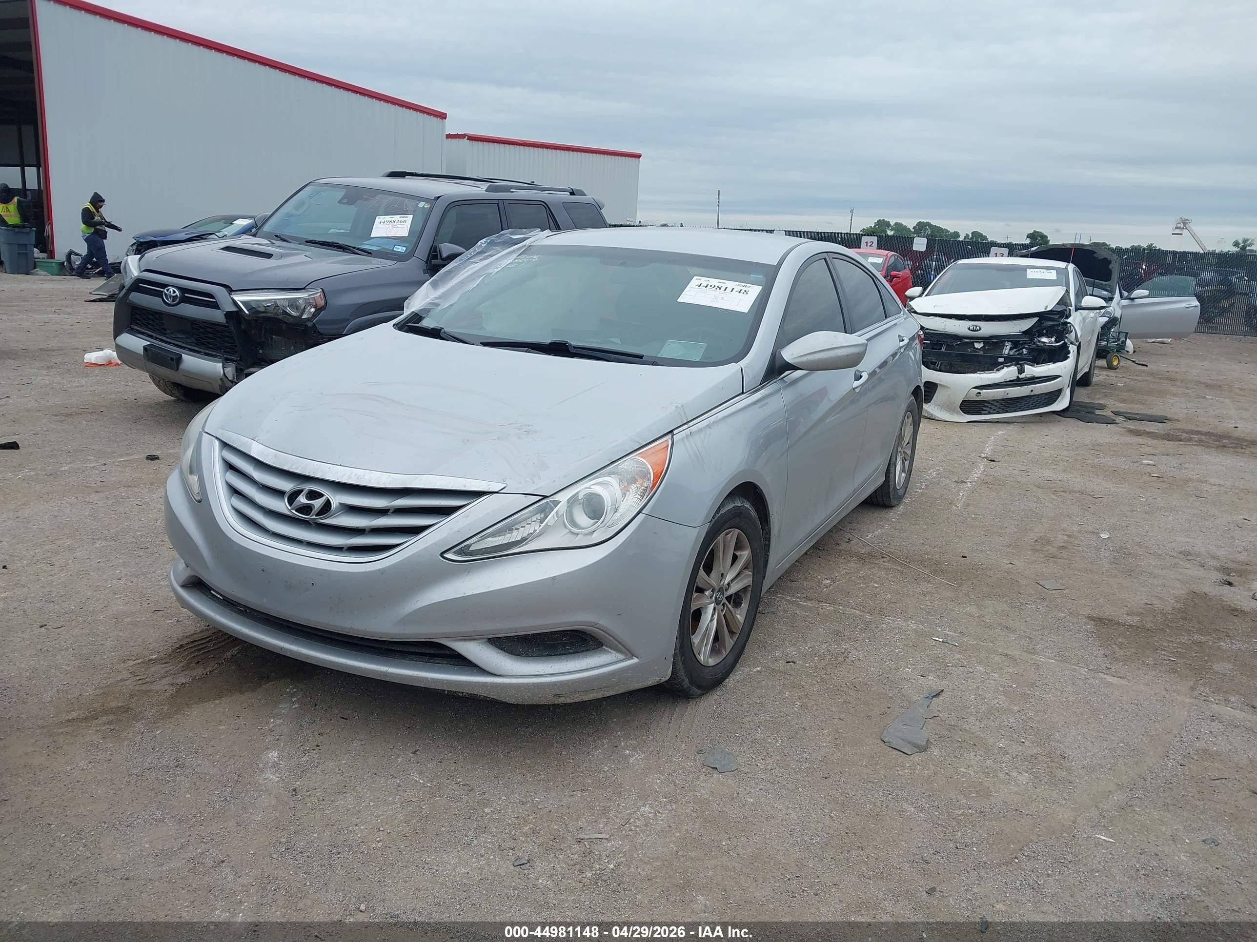 2011 Hyundai Sonata Gls Silver vin: 5NPEB4AC7BH032630