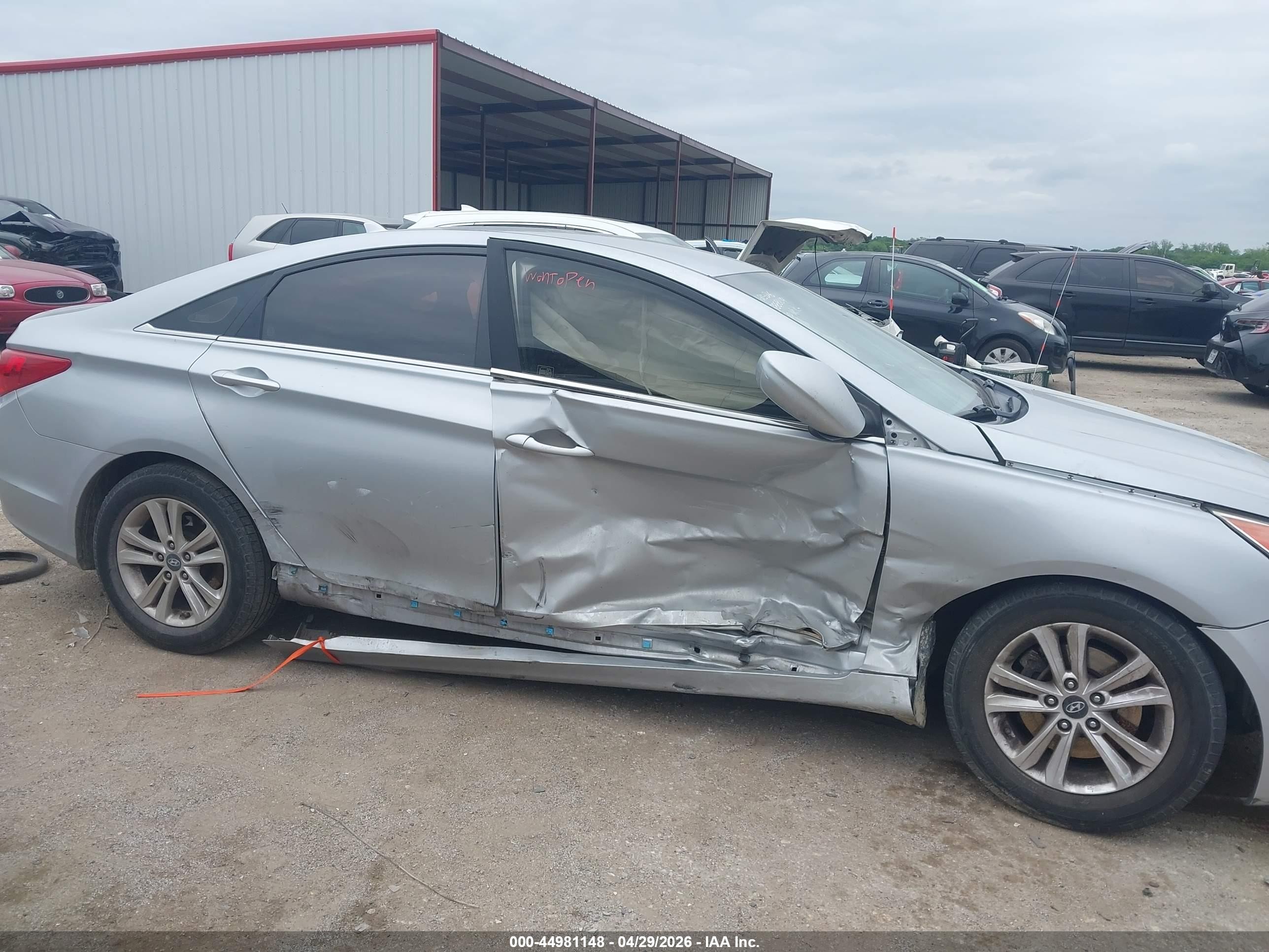 2011 Hyundai Sonata Gls Silver vin: 5NPEB4AC7BH032630