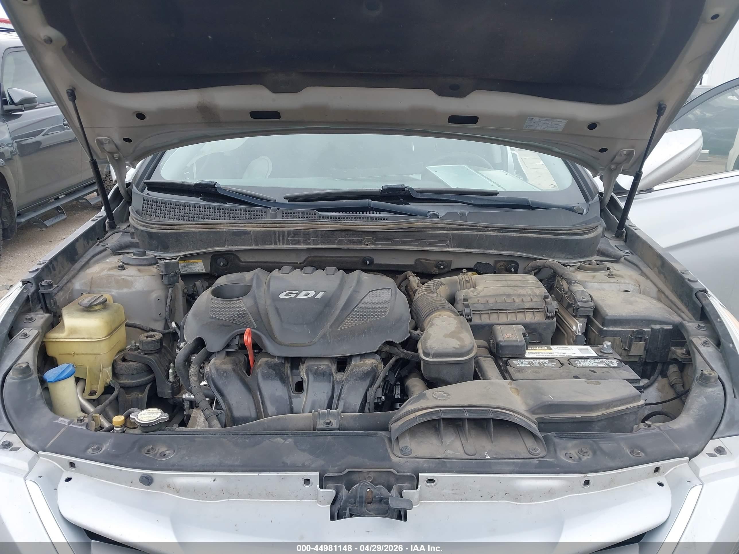 2011 Hyundai Sonata Gls Silver vin: 5NPEB4AC7BH032630