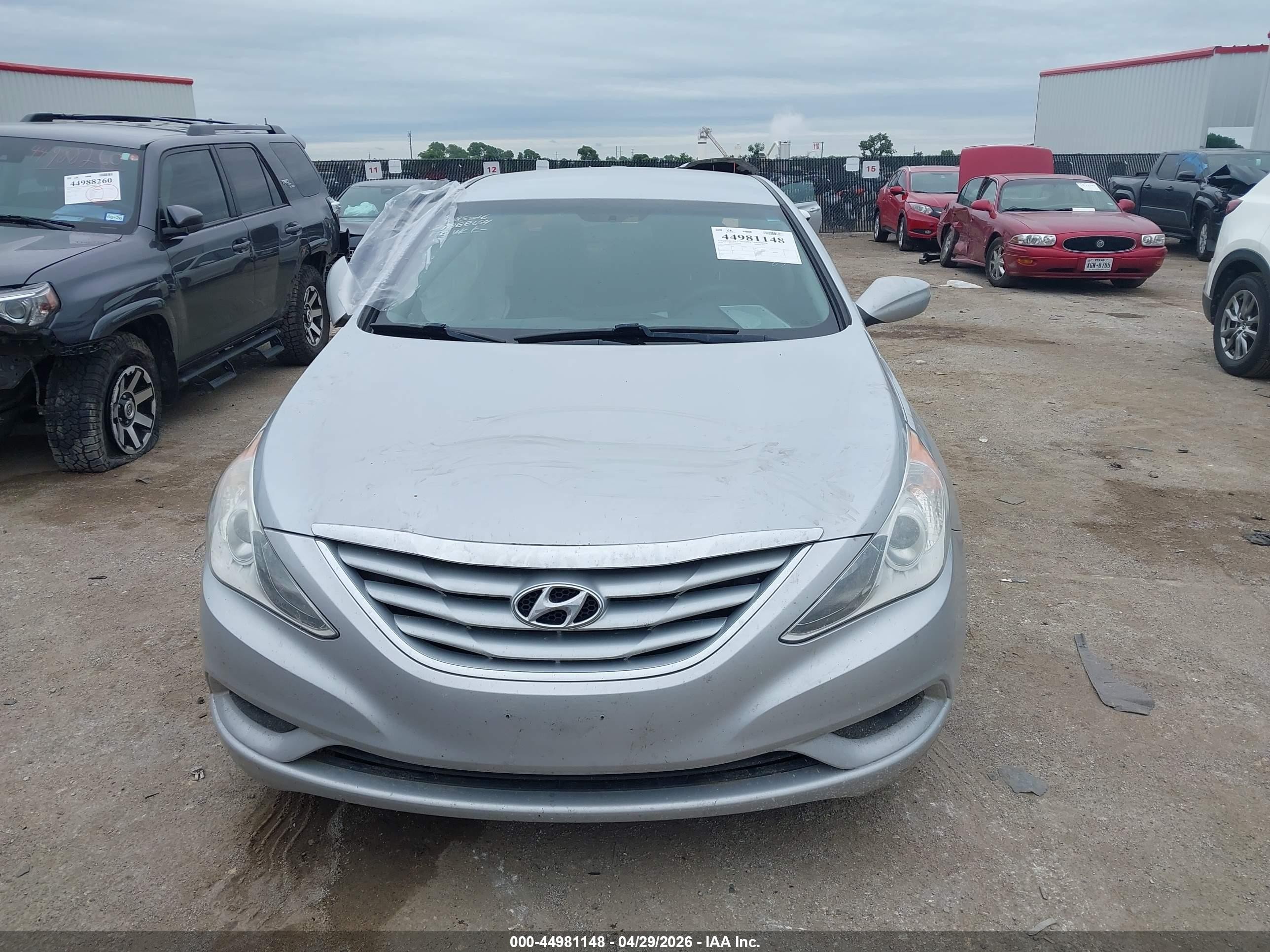 2011 Hyundai Sonata Gls Silver vin: 5NPEB4AC7BH032630