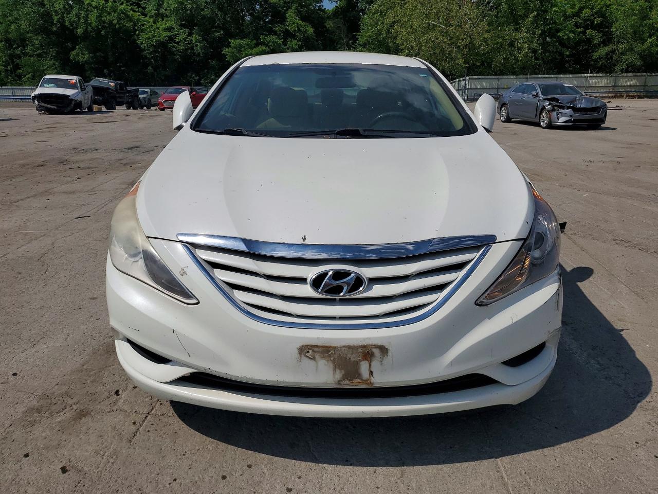 2011 Hyundai Sonata Gls White vin: 5NPEB4AC7BH047158