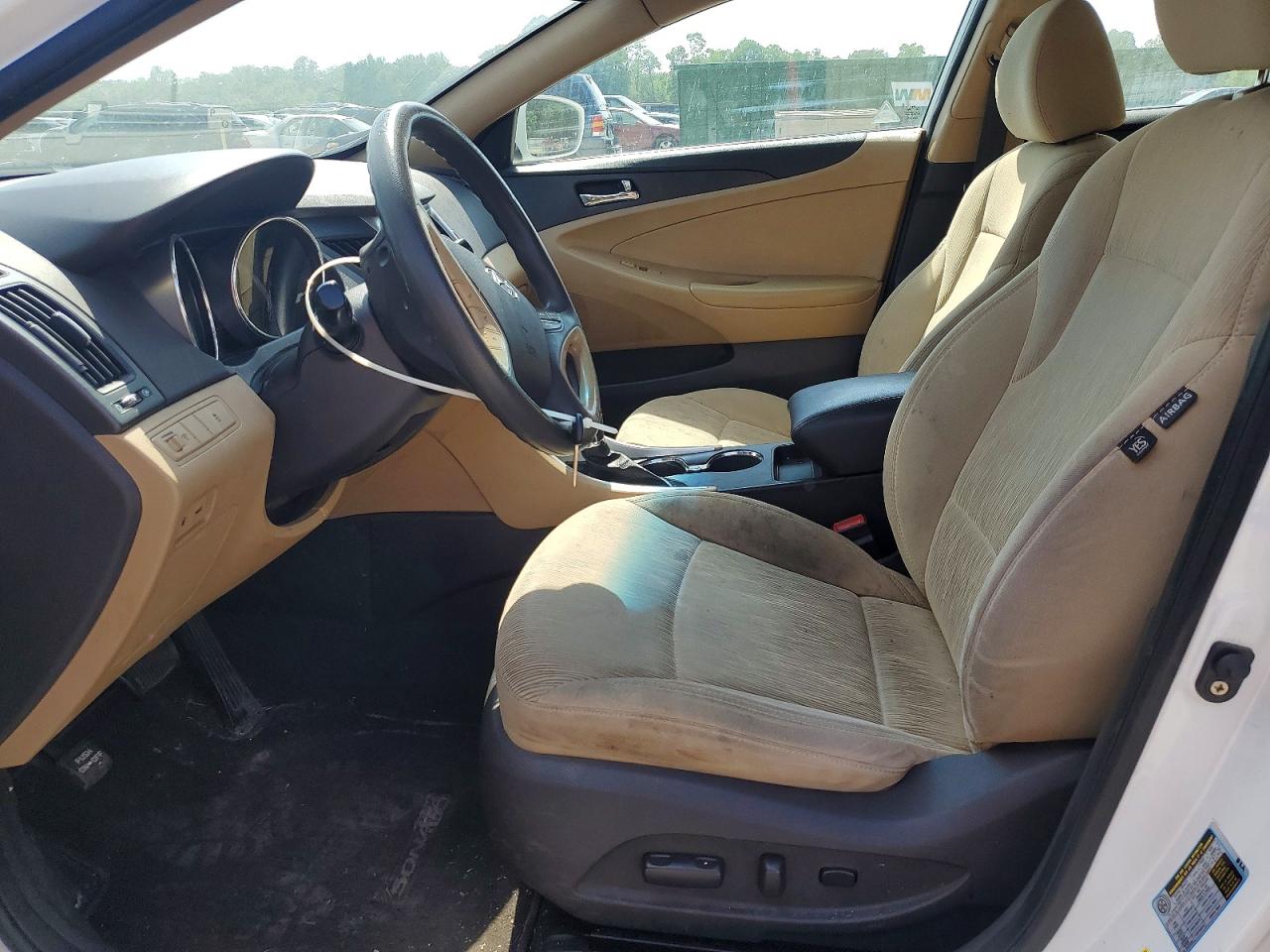 2011 Hyundai Sonata Gls White vin: 5NPEB4AC7BH047158