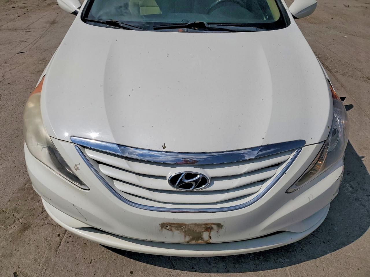 2011 Hyundai Sonata Gls White vin: 5NPEB4AC7BH047158